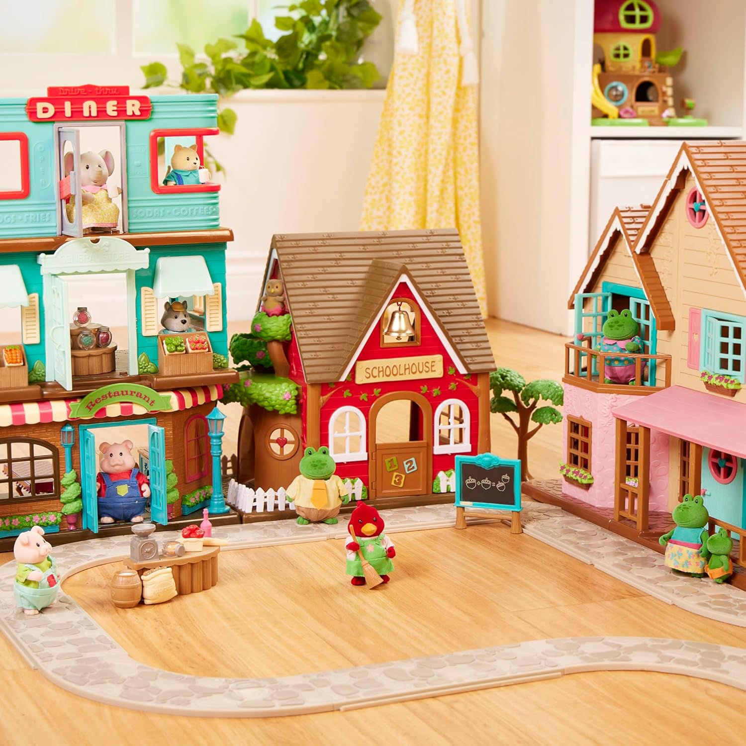 Li'l Woodzeez - Honeysuckle Hillside Cottage - Set 20 pezzi - immagine 3