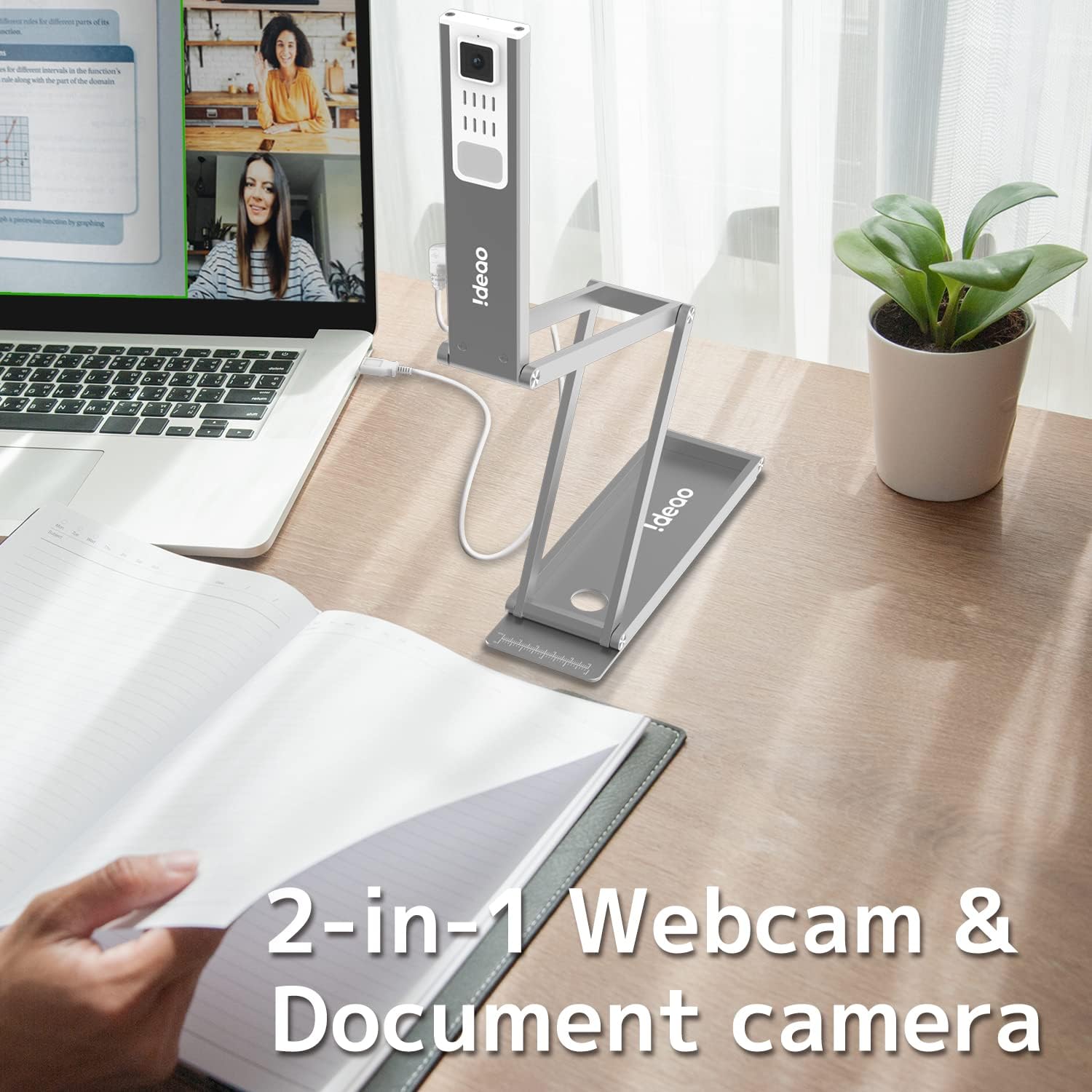 IDEO DC400 4K - Visualiser/Document Camera e Webcam USB - immagine 4