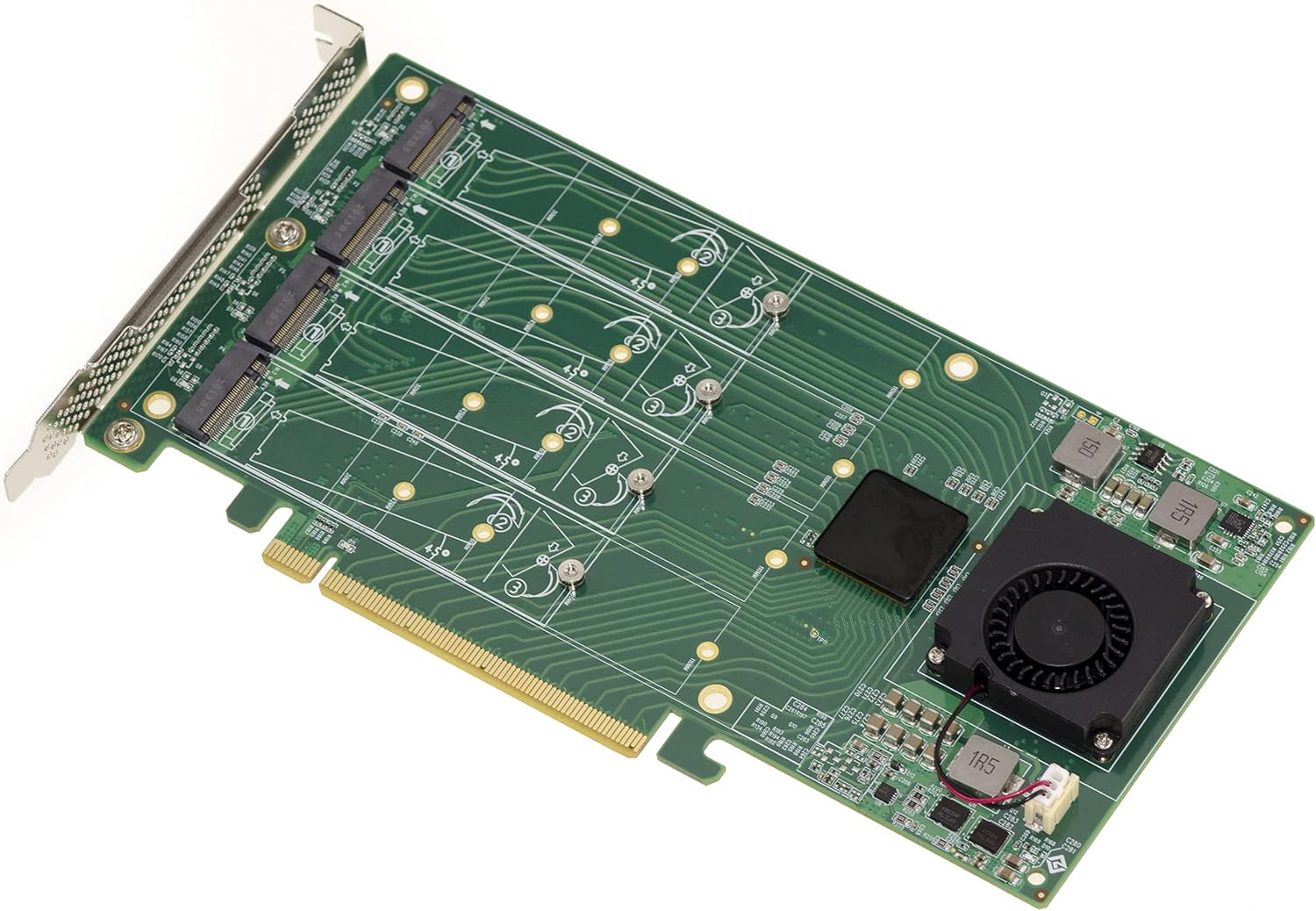 Kalea-informatique Scheda Controller M2 PCIe x16 - immagine 1