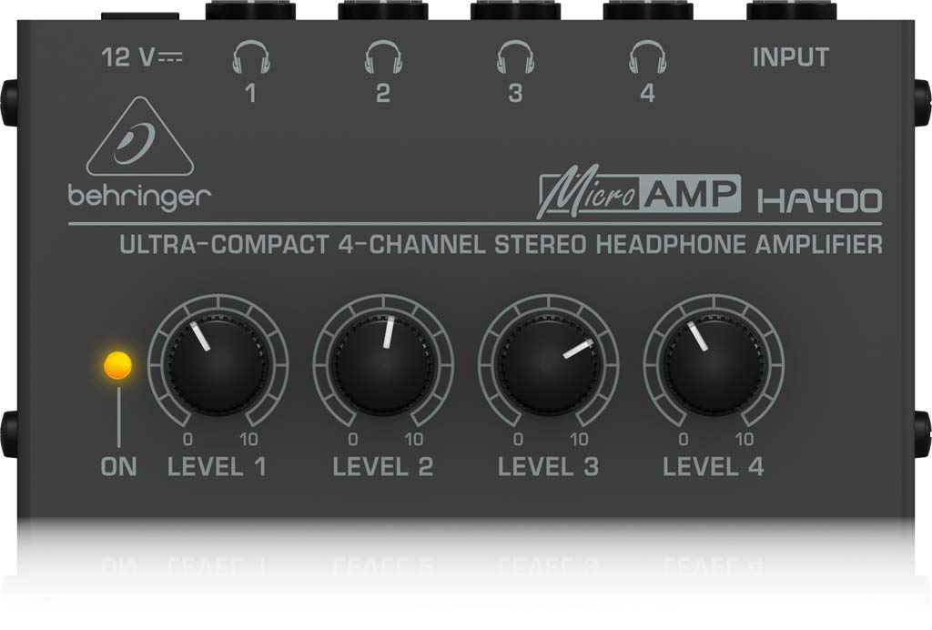 Behringer MICROAMP HA400 - Amplificatore Cuffie Stereo