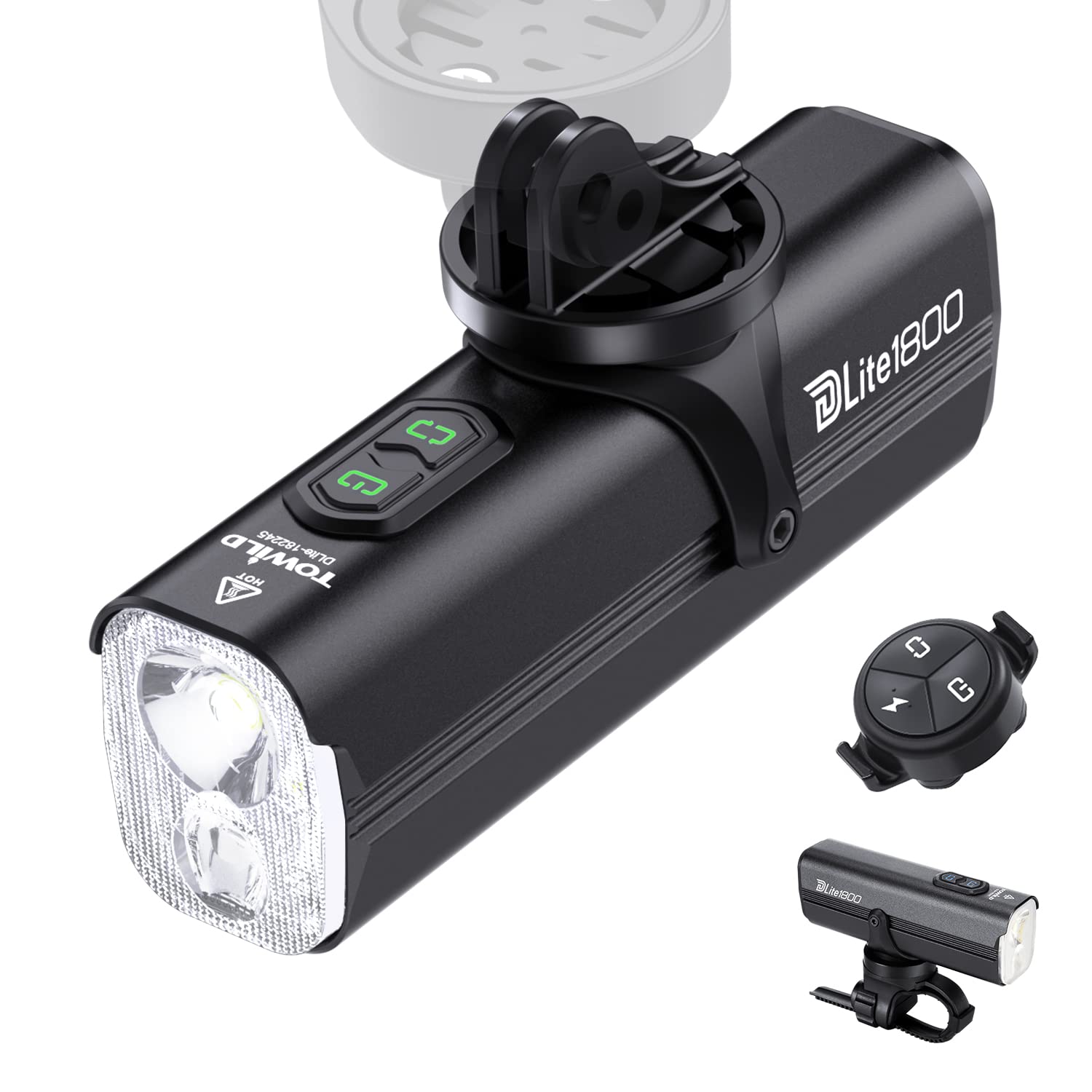 Towild DLite1800 - Luce Anteriore Bici 1800 Lumen