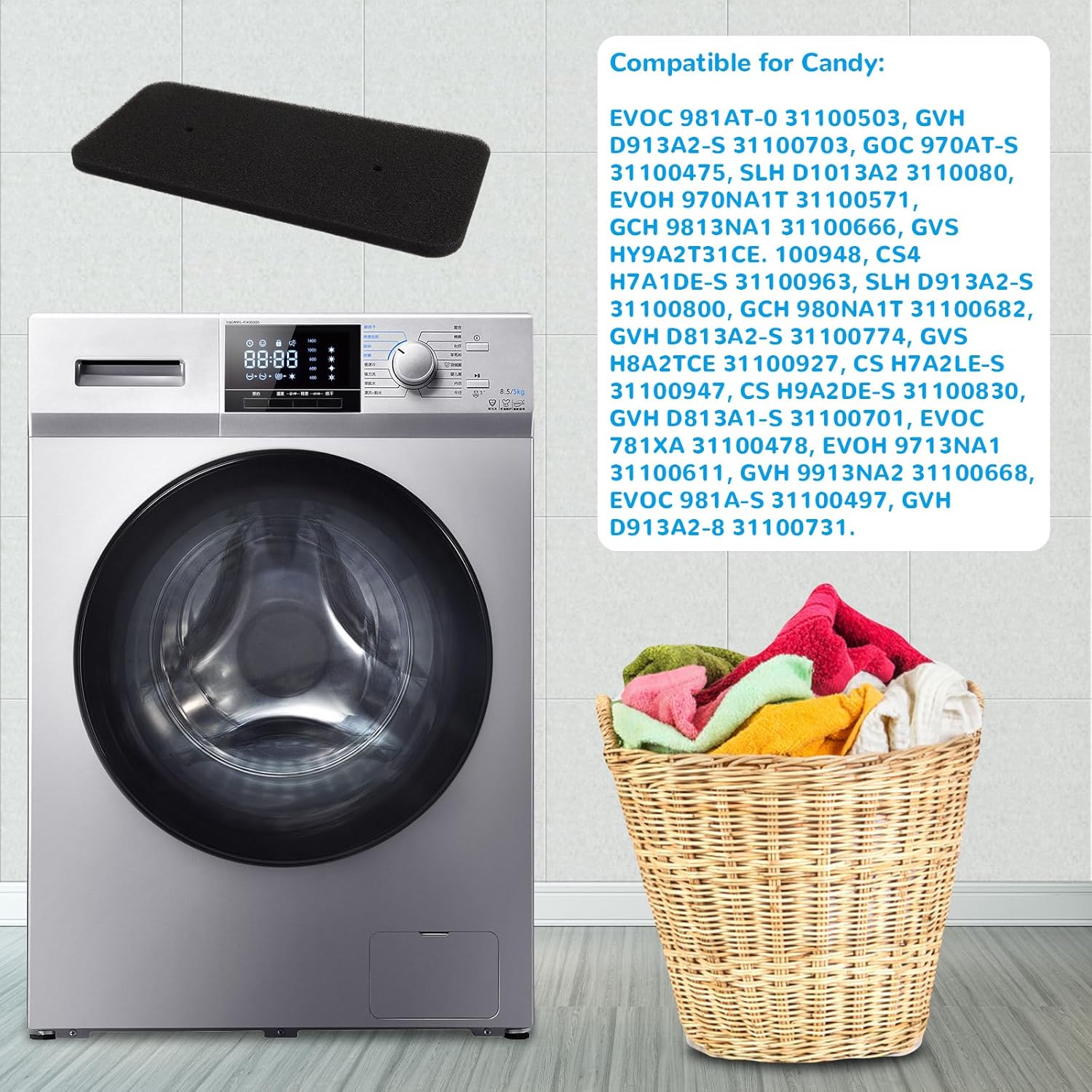 Bomtop Filtro Asciugatrice Candy 6 Pezzi - immagine 4