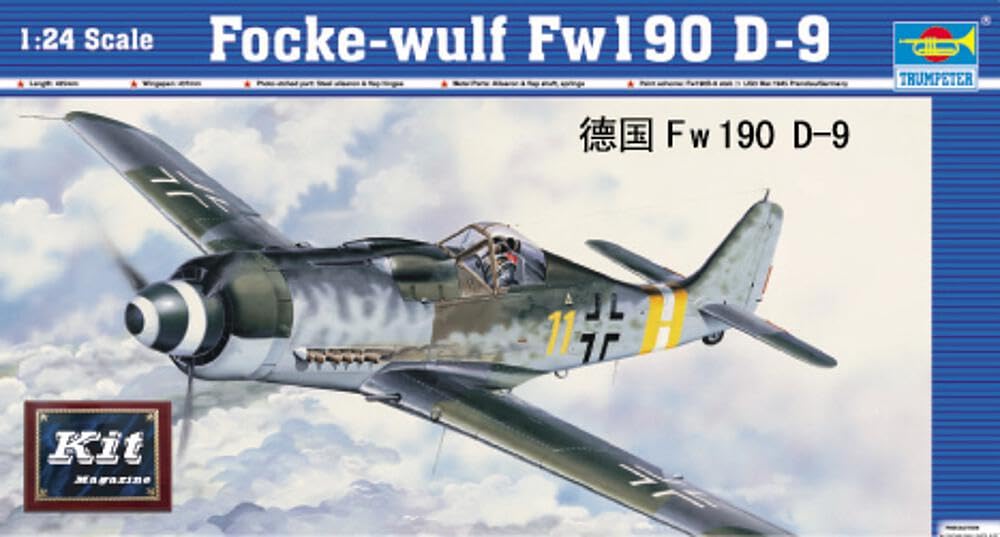 Trumpeter Kit modello aeromobile Focke Wulf Fw190D9 1/24
