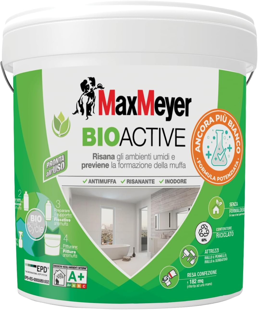 Maxmeyer Bioactive A+ Plus 14L, Bianco - immagine 1