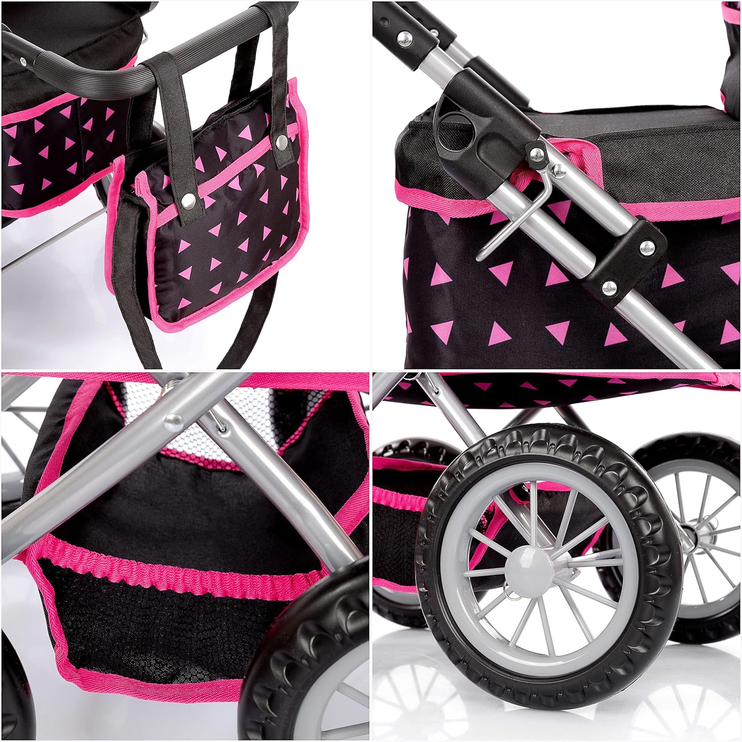 Kinderplay Carrozzina per Bambole con Gondola - immagine 9