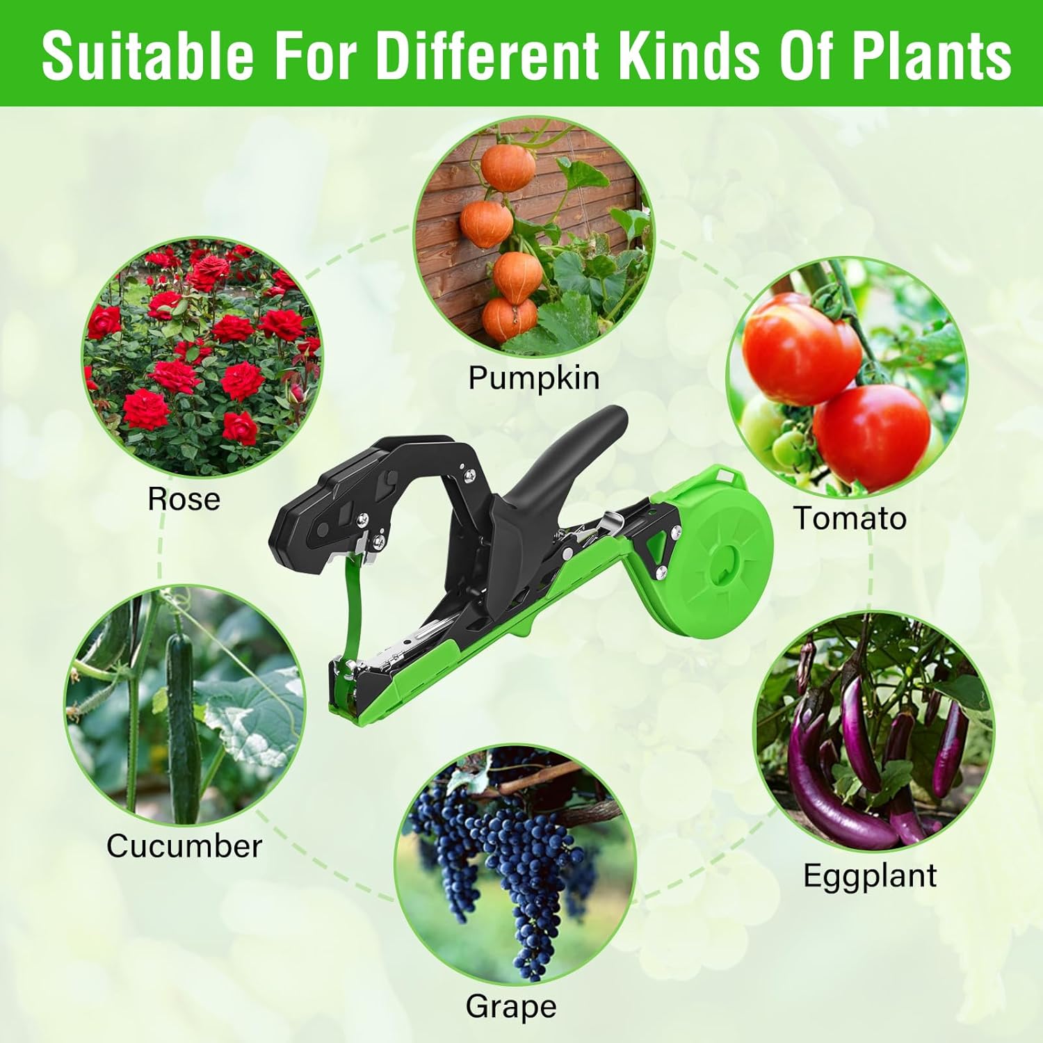 Audasi Legatrice per Piante e Vigneto con 20 Rotoli Nastro - immagine 5