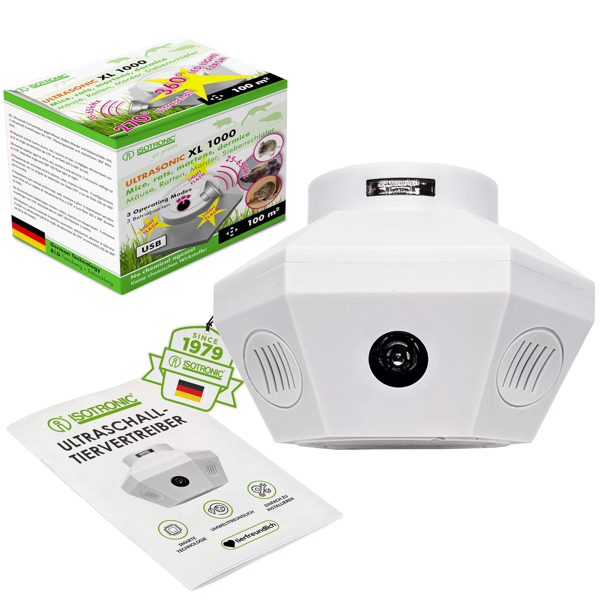 Isotronic® Spaventa Martore con Spina 100mq