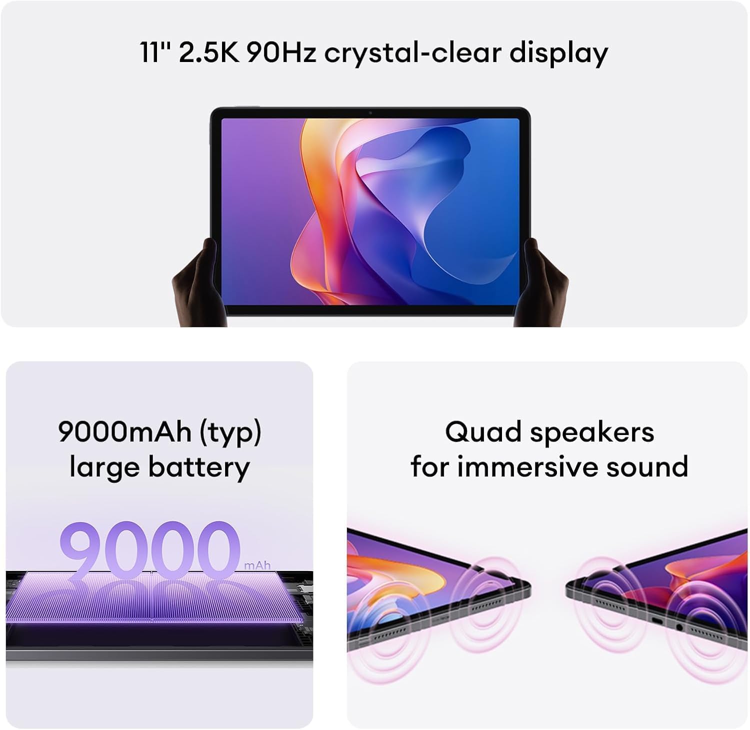 Xiaomi Redmi Pad 2 - Tablet WiFi 8+256GB 11" 2.5K - immagine 3