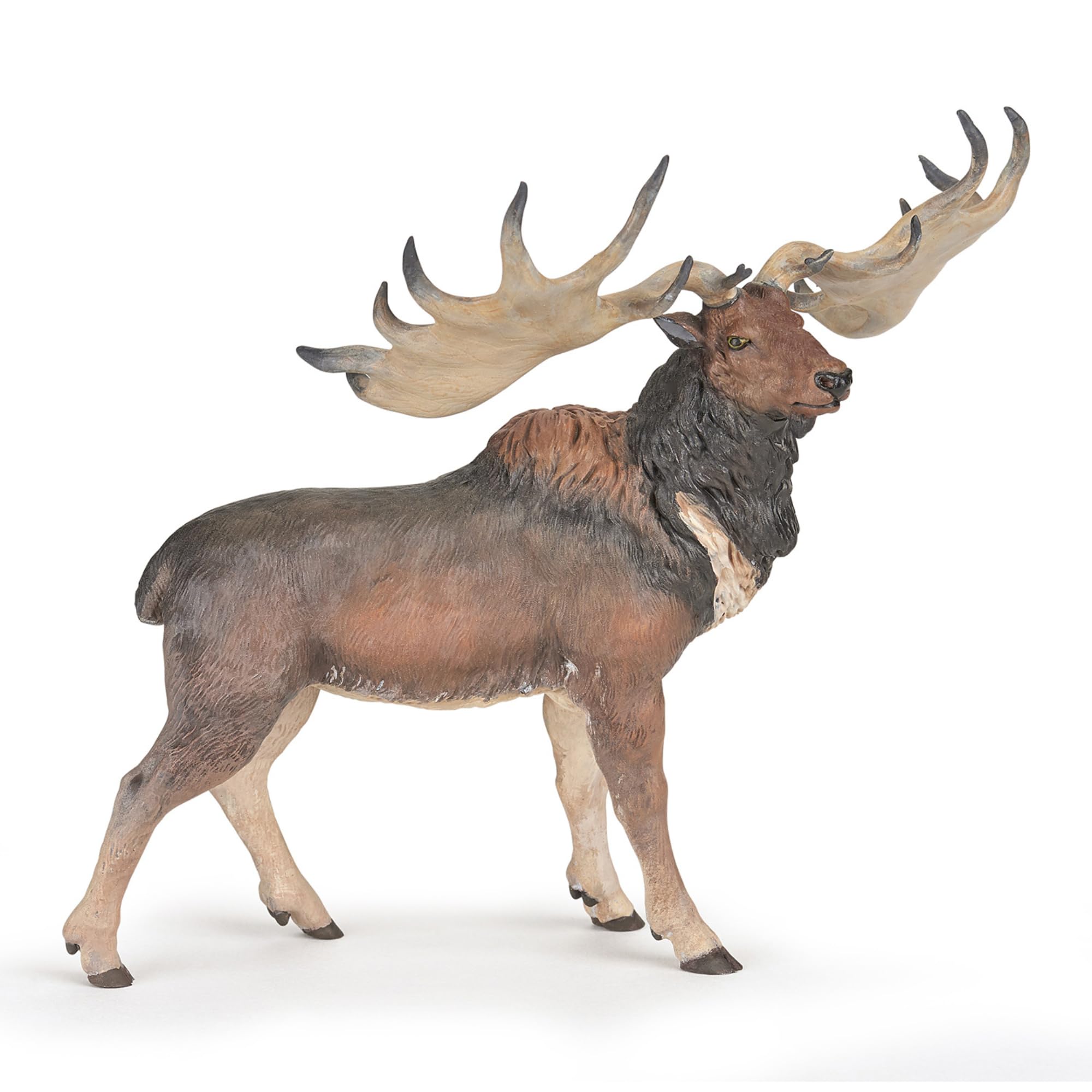 Papo - Statuina Megaloceros Realistica Giocattolo per Bambini - 3 Anni + - Collezione Dinosauri - Gioco Educativo Preistoria - Idea Regalo Giocattolo Bambina Bambino - 15 Cm X 8 Cm X 12 Cm