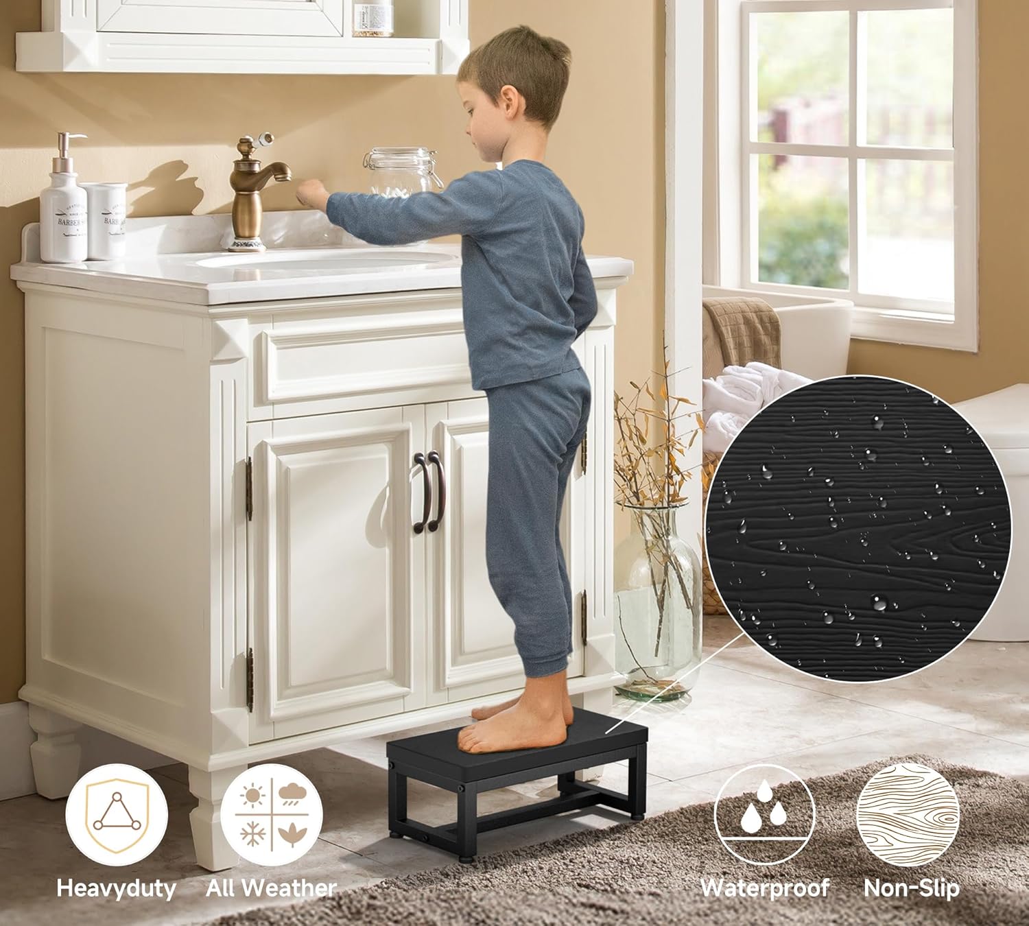 Sgabello Resistente Impermeabile in HDPE - immagine 3