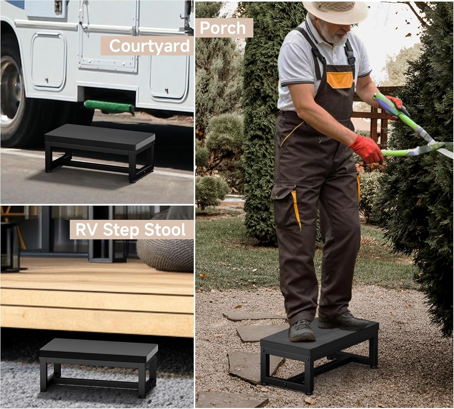 Sgabello Resistente Impermeabile in HDPE - immagine 5