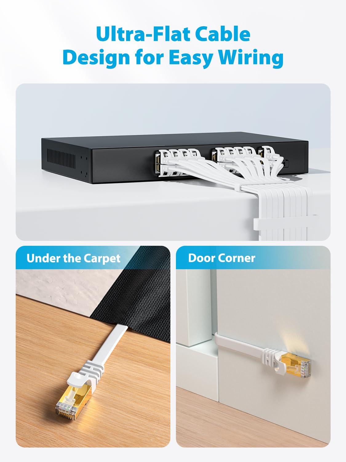 Voietolt Cavo Ethernet CAT8 50M - immagine 6