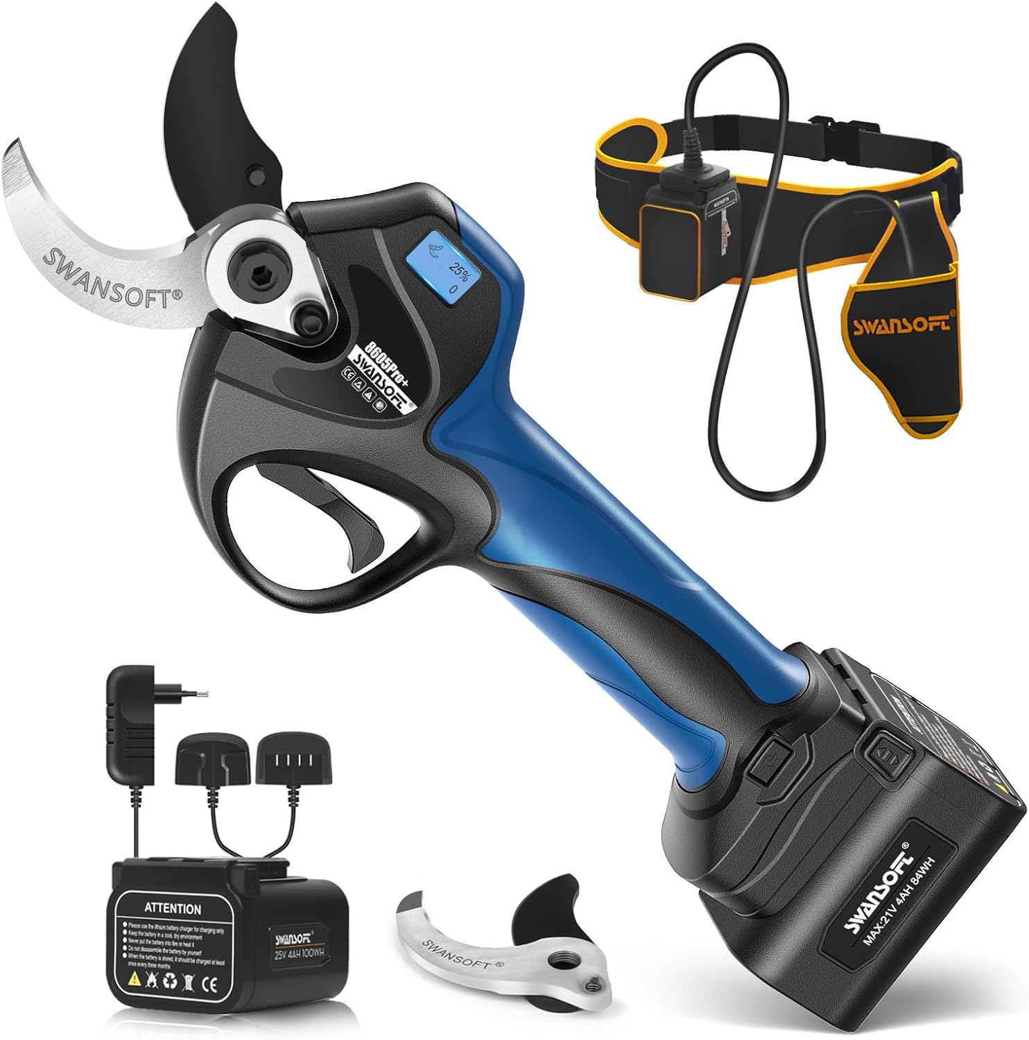 Forbici Potatura Elettriche 40mm con 10h Autonomia