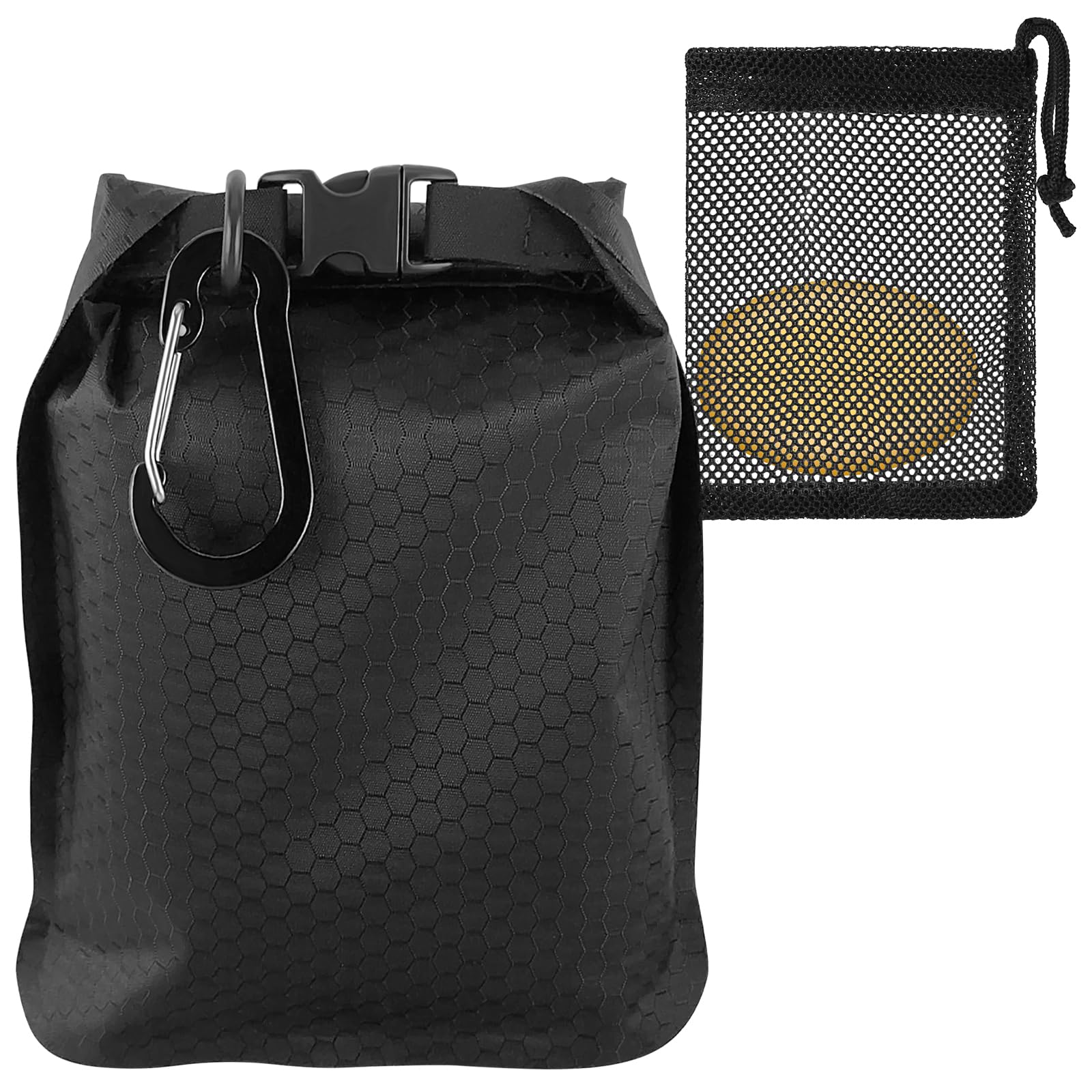 Sacchetto Portasapone da Viaggio Impermeabile, Nero