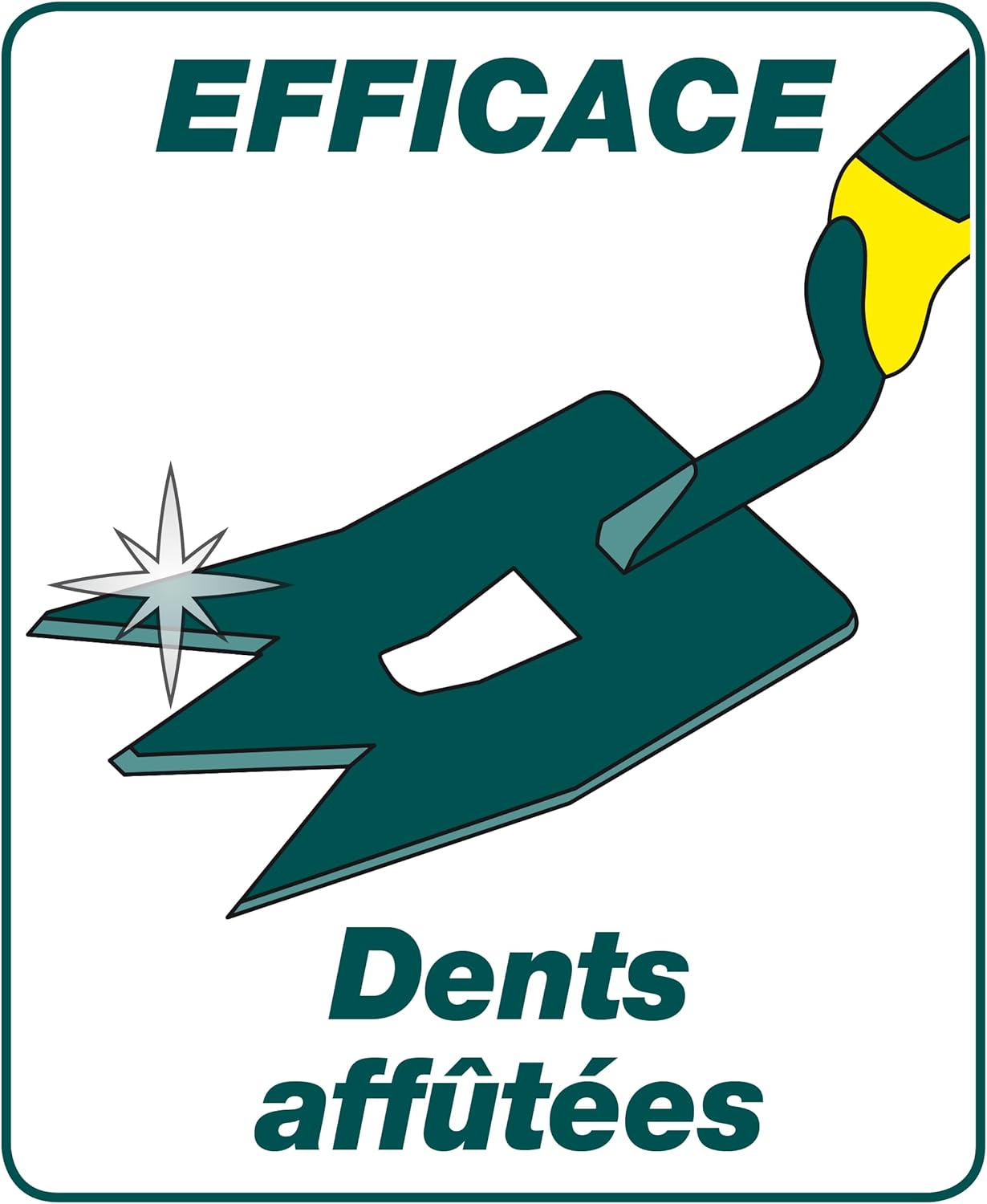 Binette tridente a mano Duopro manico bimateriale - immagine 4