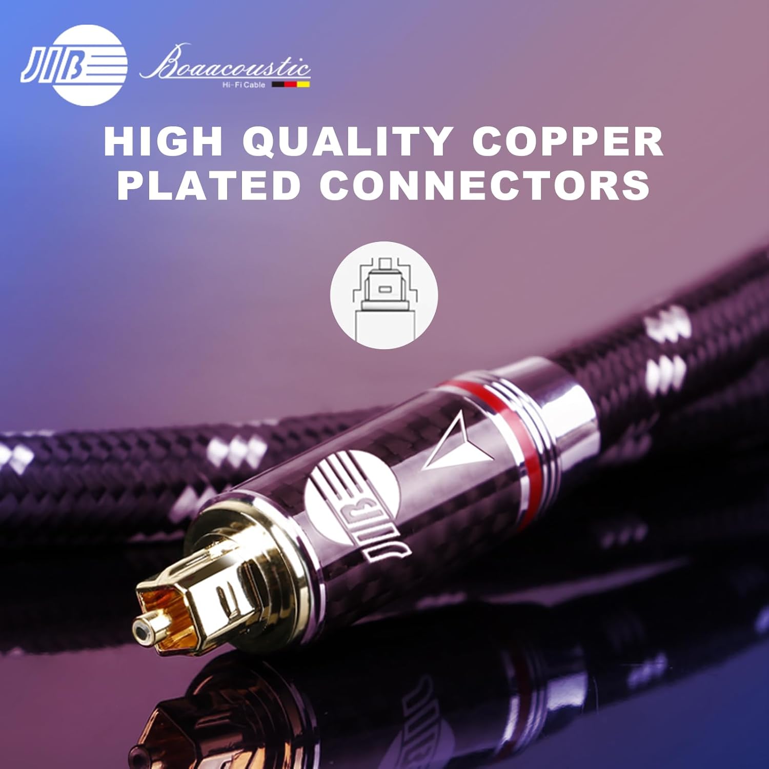 Boaacoustic JIB Cavo Toslink Audio Ottico 1.5m - immagine 4