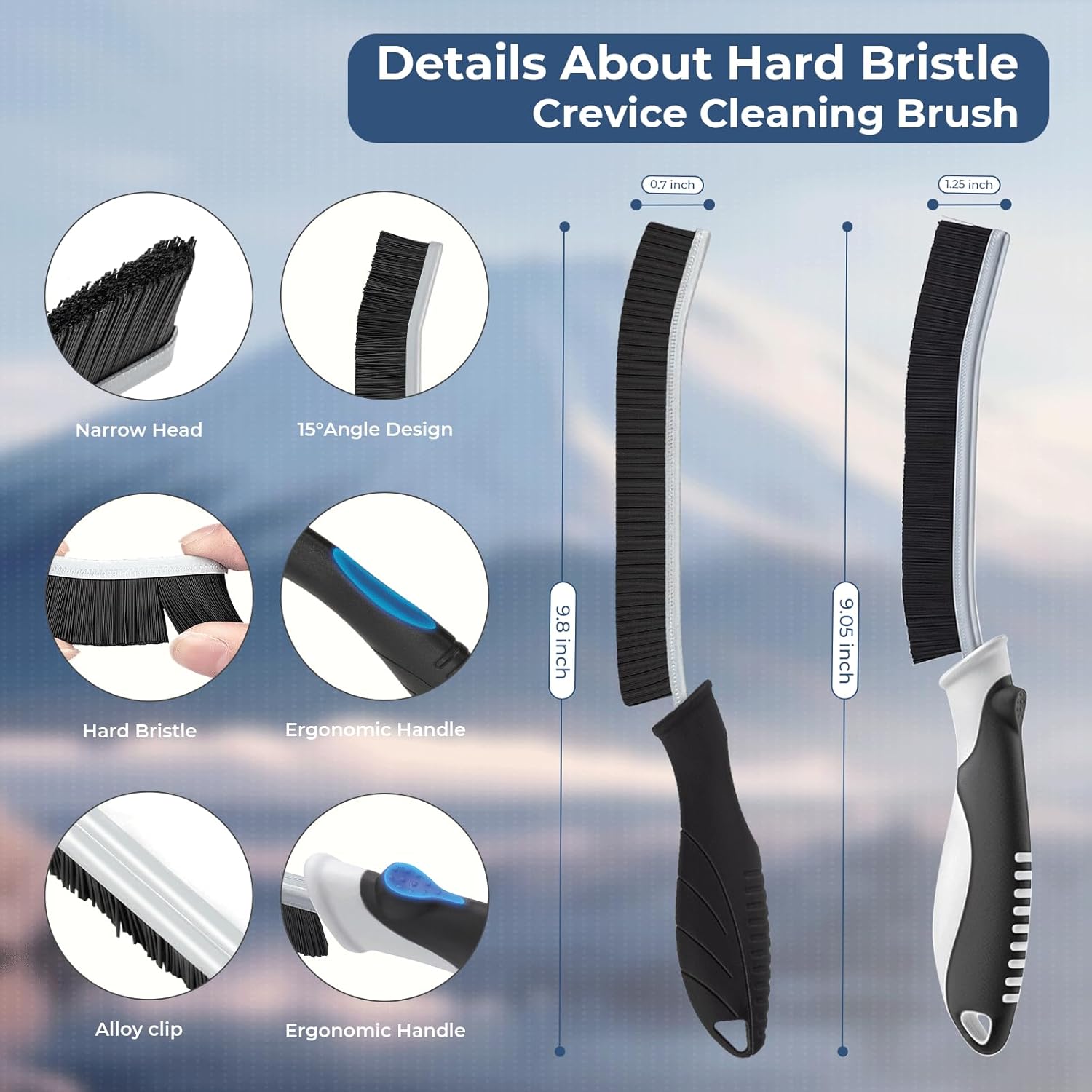 Spazzola Multifunzionale per Pulizia Fessure - immagine 2