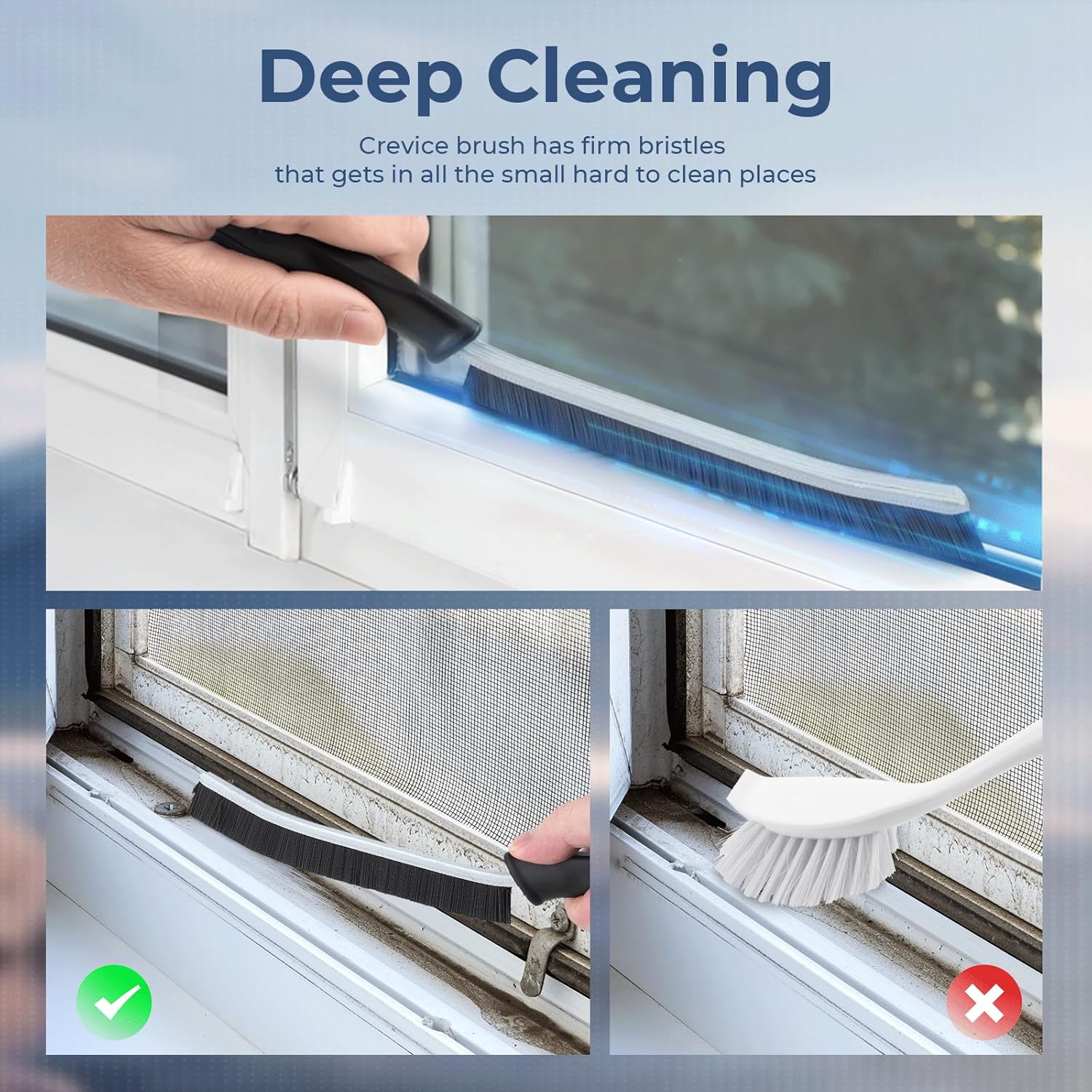 Spazzola Multifunzionale per Pulizia Fessure - immagine 4