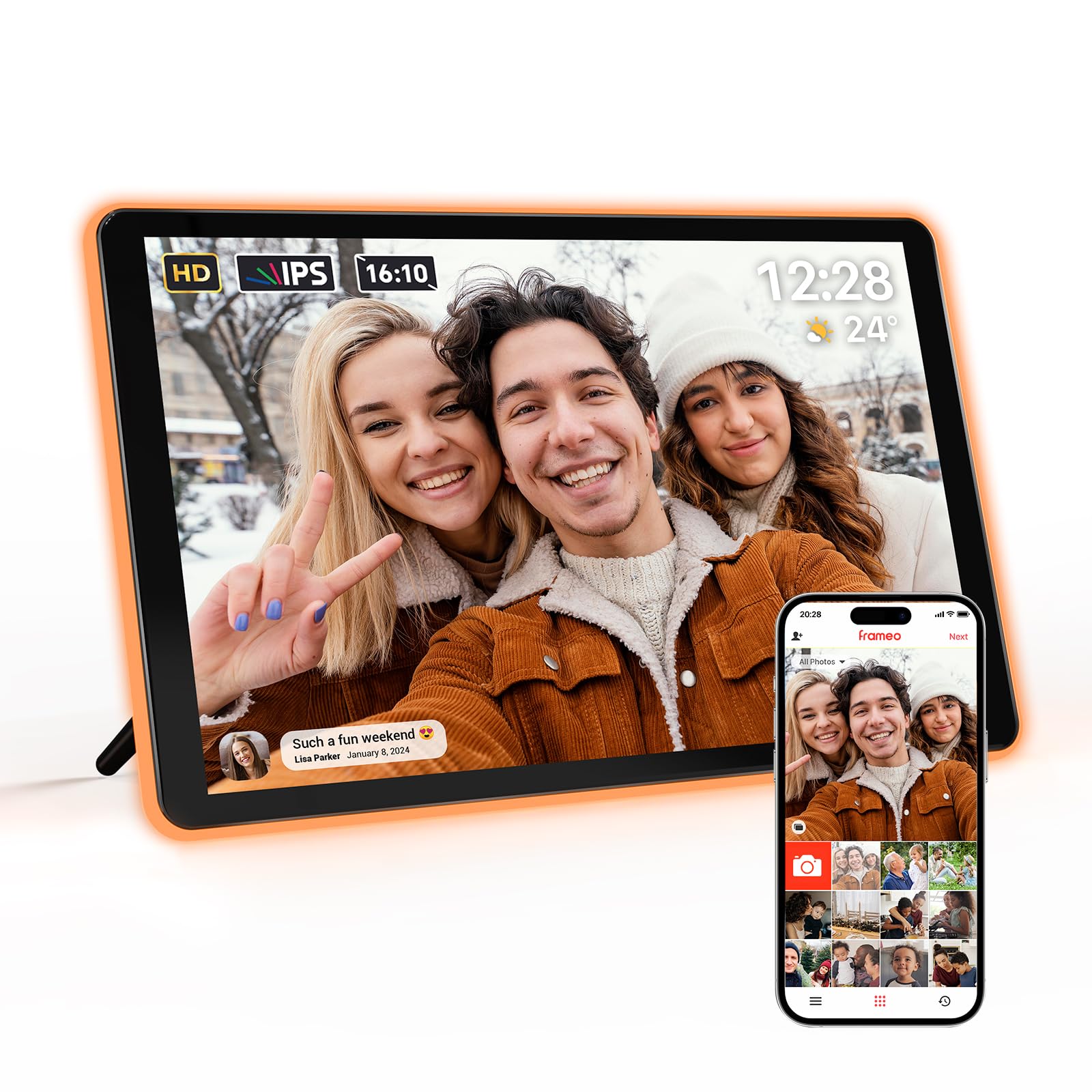 Apolosign Neon Light - Cornice Digitale FHD 2K 10,1"