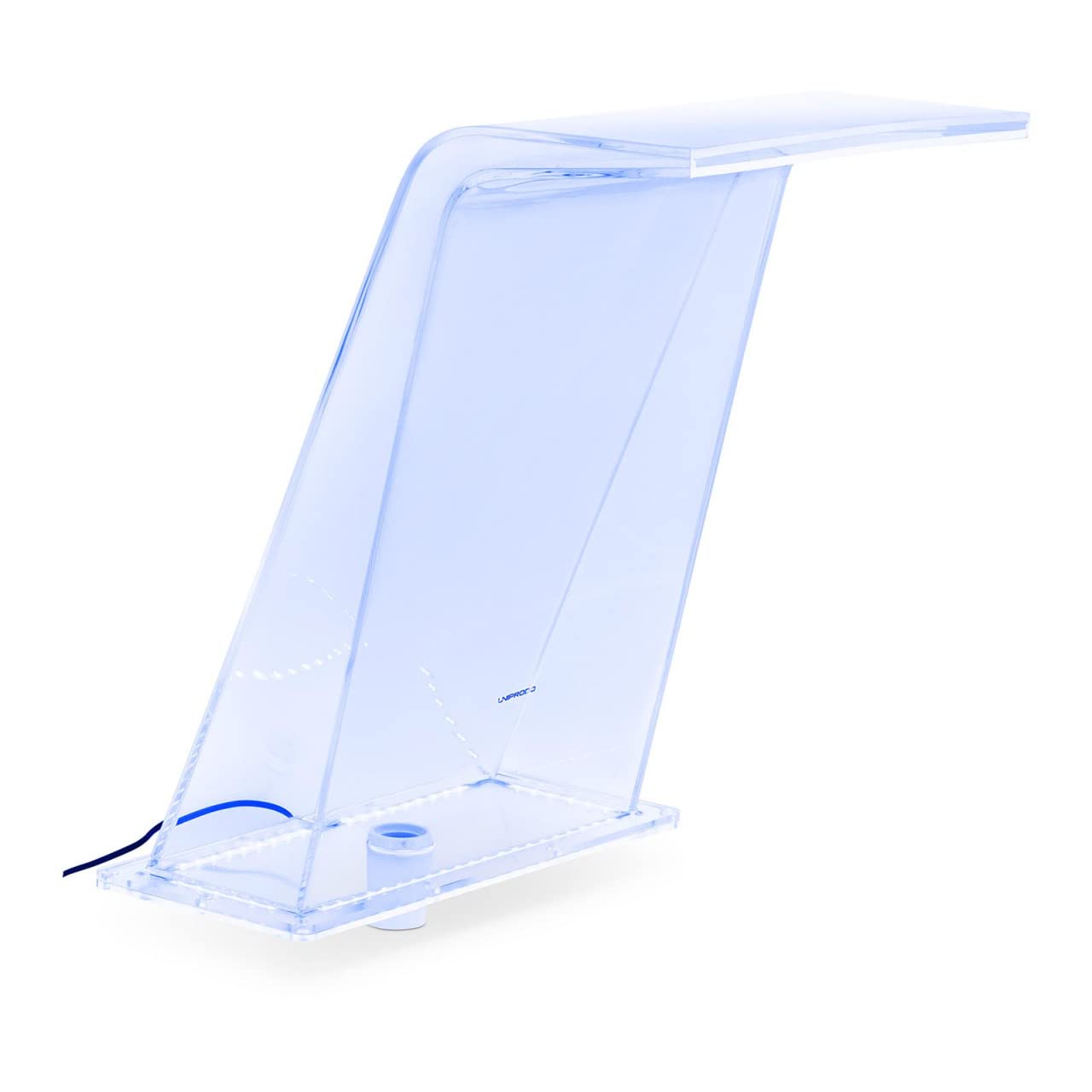 Uniprodo UNI_WATER_36 - Doccia a Cascata Acrilico 45cm