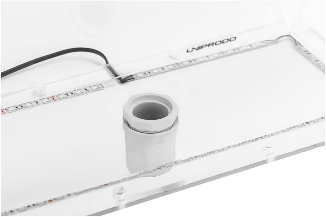 Uniprodo UNI_WATER_36 - Doccia a Cascata Acrilico 45cm - immagine 2