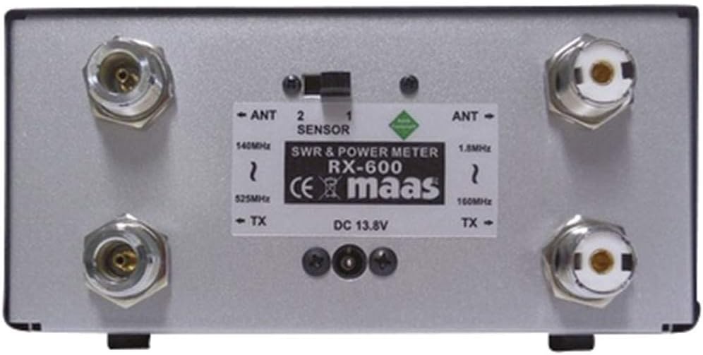 MAAS Elettronica 1198 RX-600 SWR & PWR Meter (1,8-160 MHz, 140-525 MHz) - immagine 2