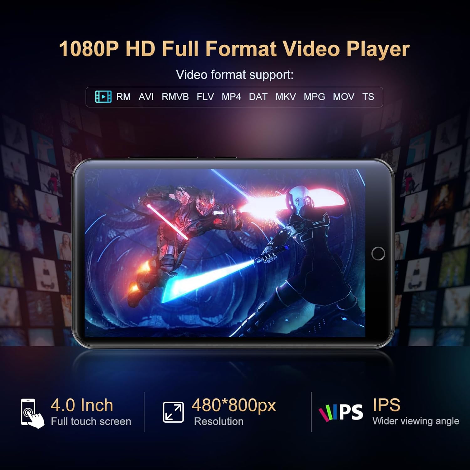 Oilsky Lettore MP3 Bluetooth e WiFi 80GB, Nero - immagine 5