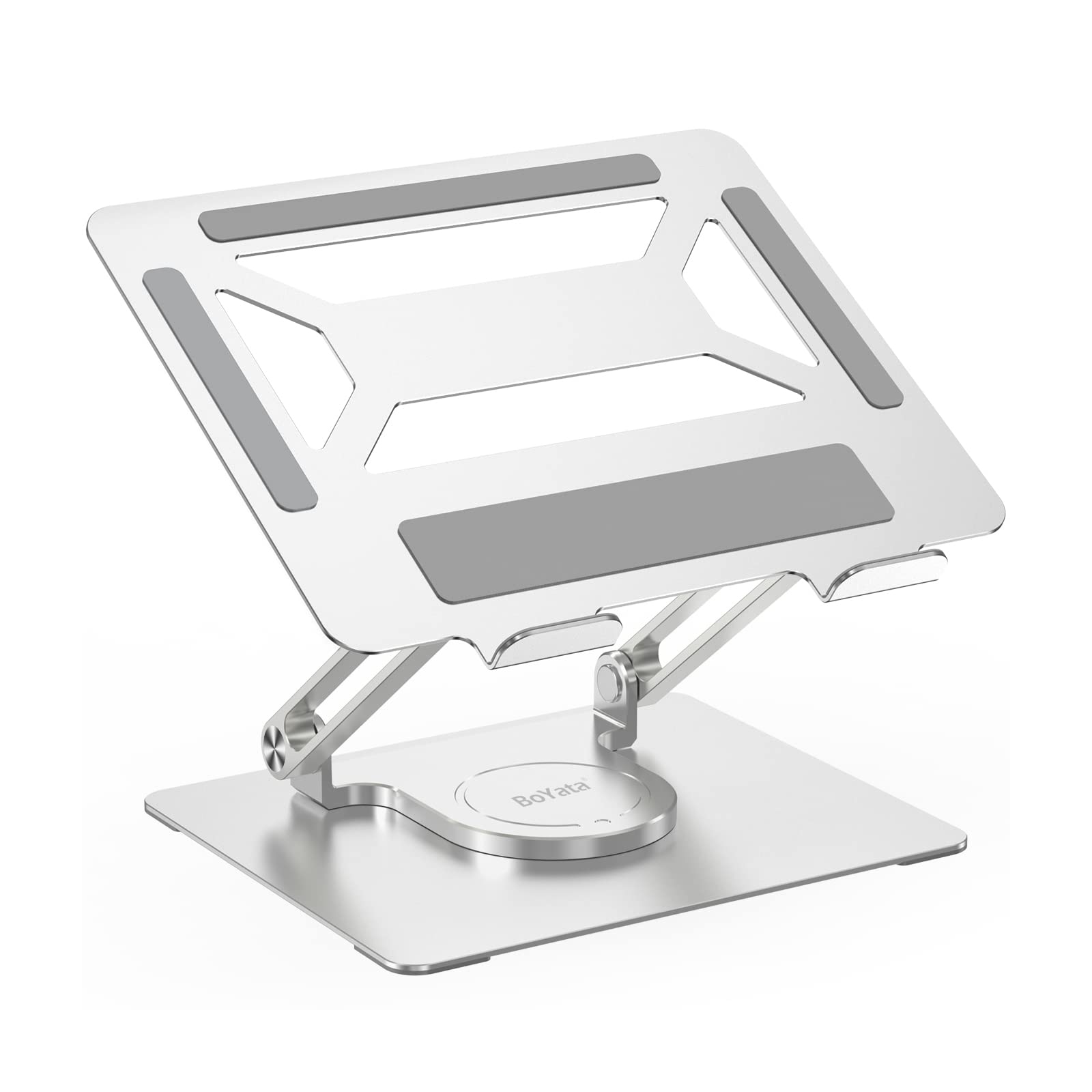 Boyata Supporto PC Portatile Regolabile 360°, Argento