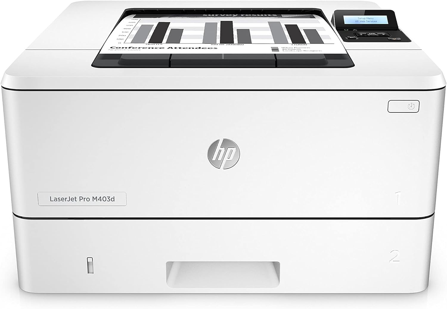 HP Pro M402d C5F92A Monocromatico Stampante a Laser, Bianco (Ricondizionato)