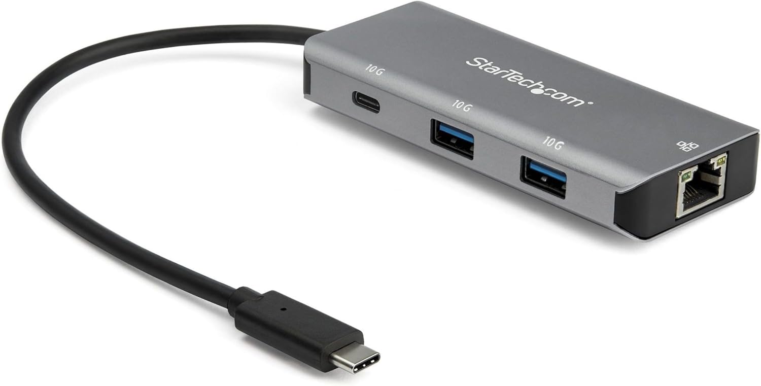 Startech.com Hub USB-C 10 Gbps con LAN - immagine 1