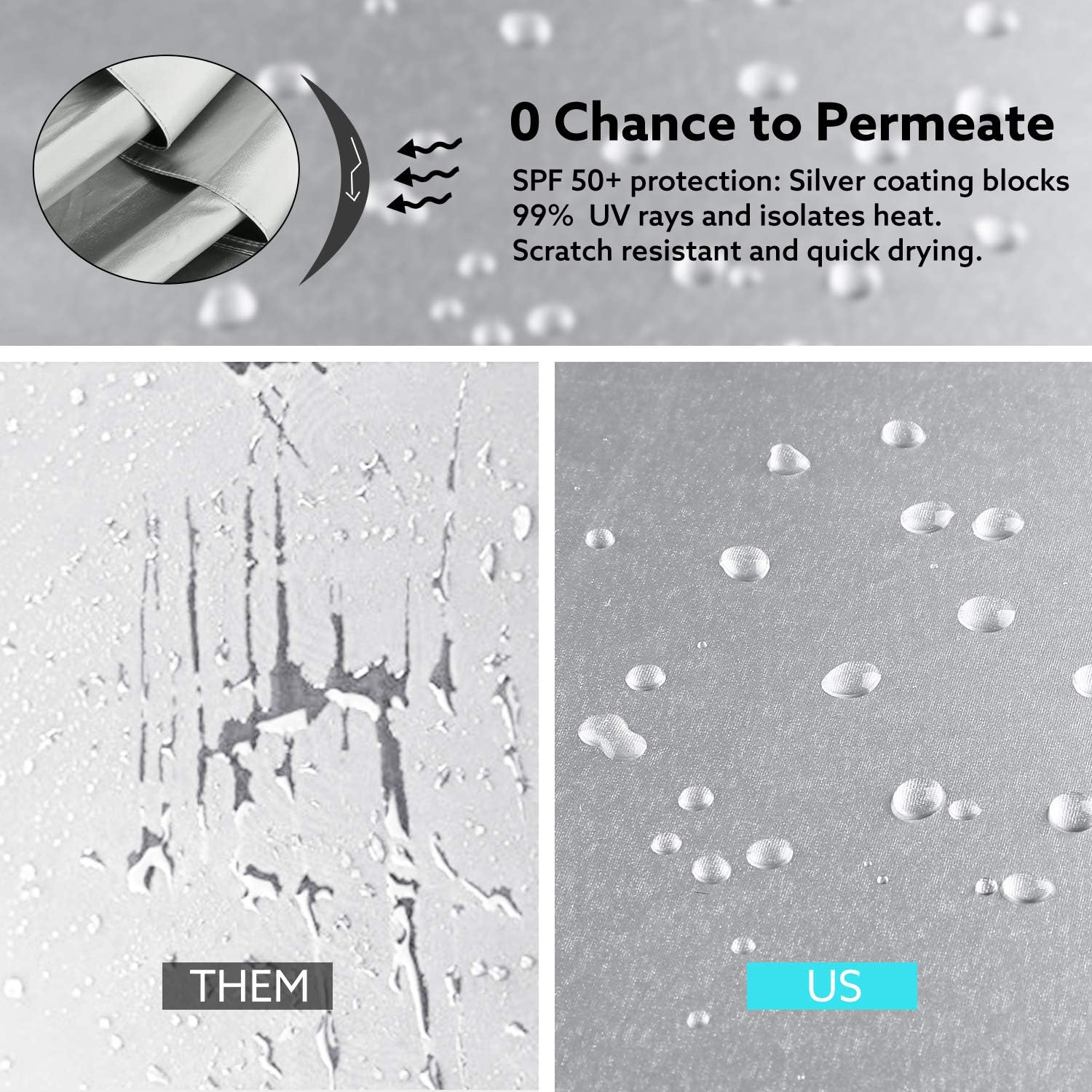 G4free Ombrello da Golf Auto Open Vented Double Canopy - immagine 6