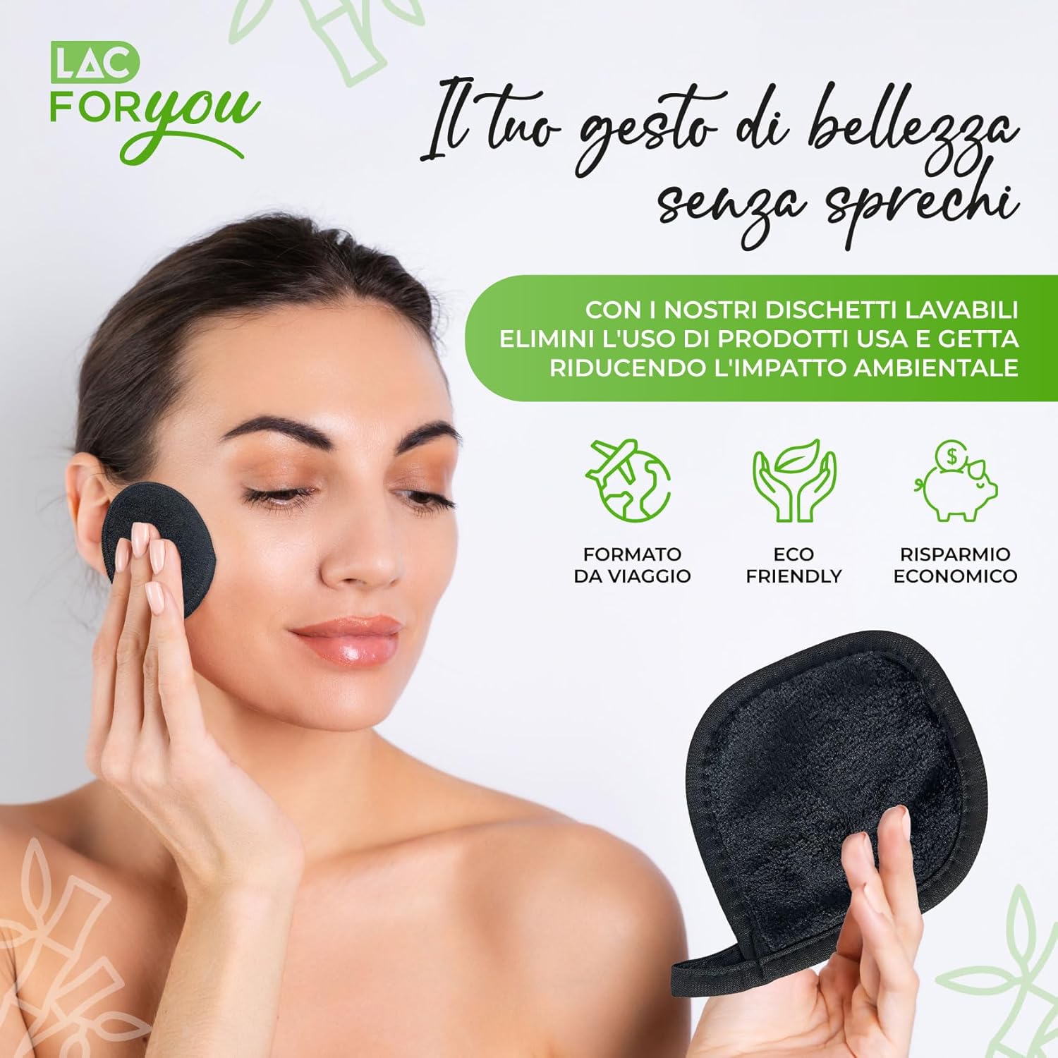 LAC Dischetti Struccanti Riutilizzabili 4 Pads - immagine 4