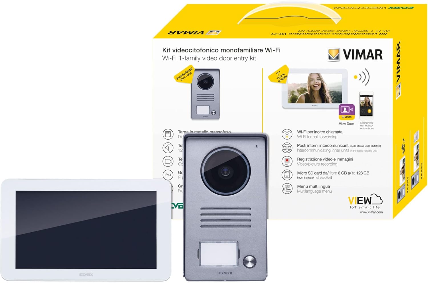 Vimar K40945 - Kit Videocitofono Smart Monofamiliare - immagine 1