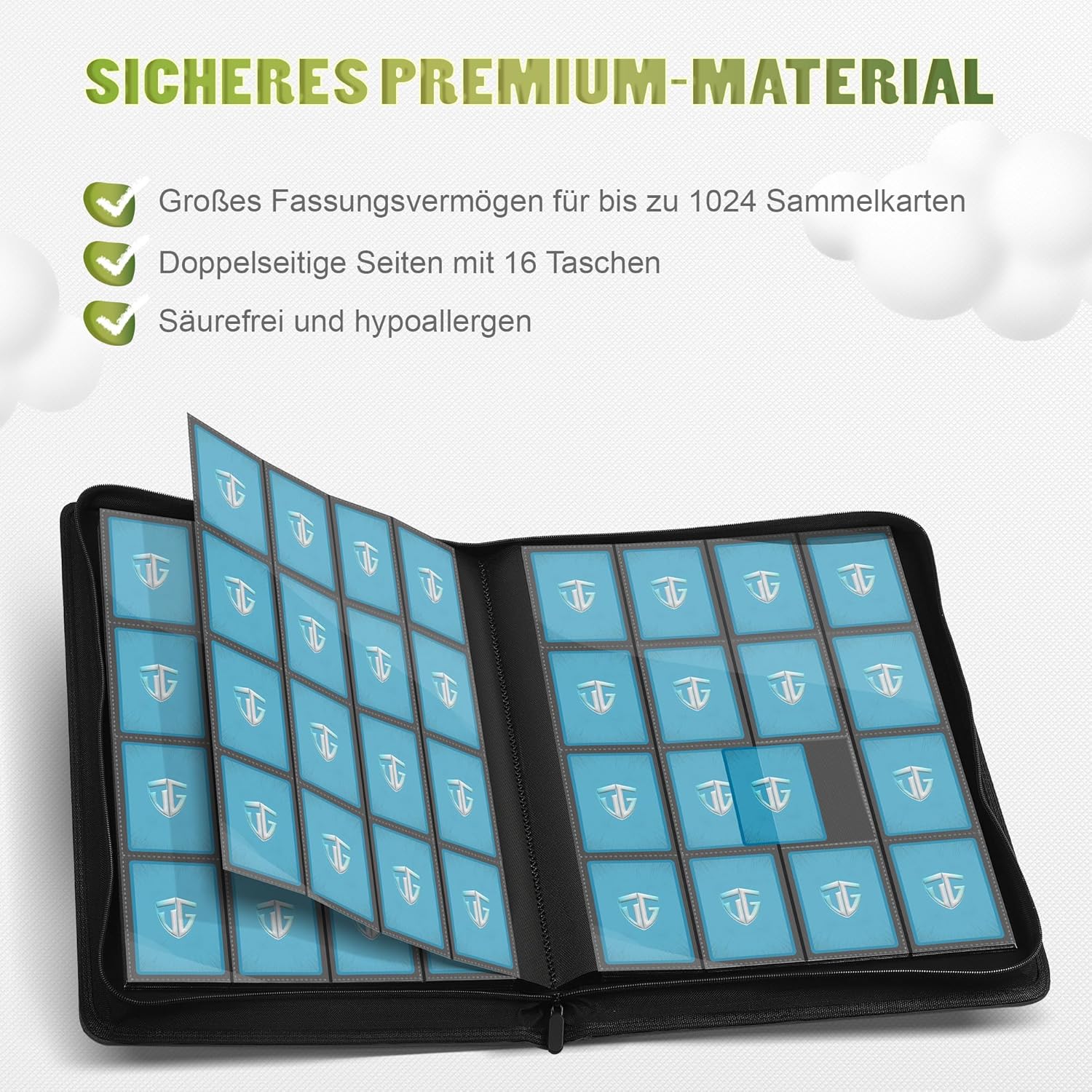 Tcguard Album 16 Scomparti per Carte Collezionabili - immagine 2