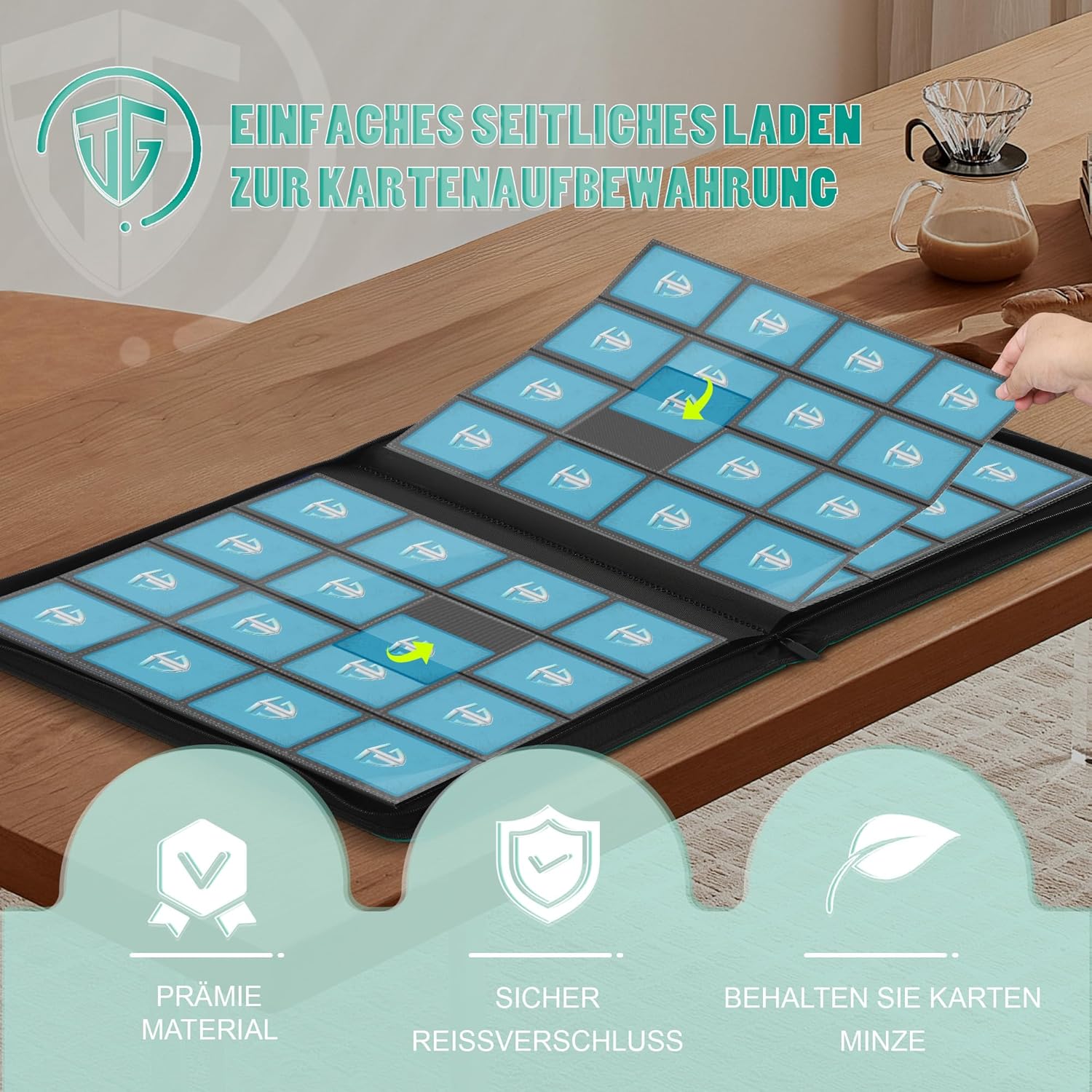 Tcguard Album 16 Scomparti per Carte Collezionabili - immagine 3