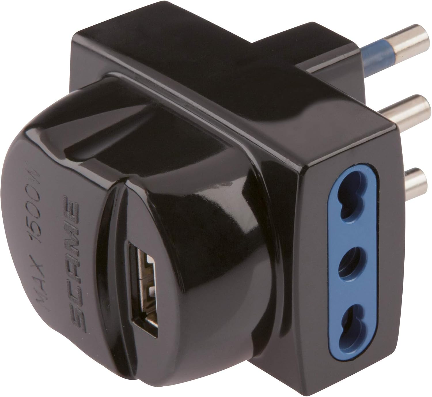 Poly Pool PP0469.1 Adattatore Compatto USB 16A, Nero - immagine 1