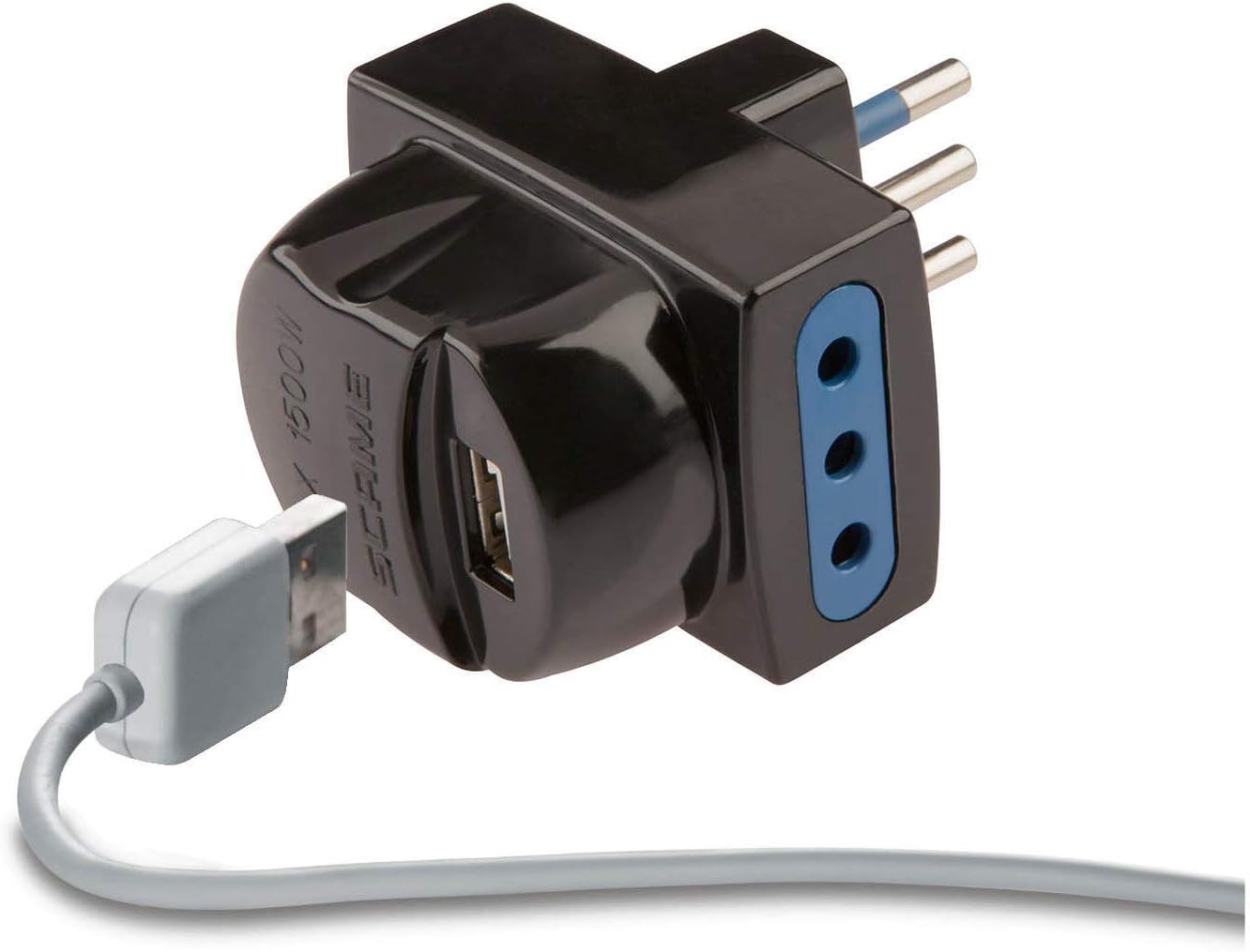 Poly Pool PP0469.1 Adattatore Compatto USB 16A, Nero - immagine 5