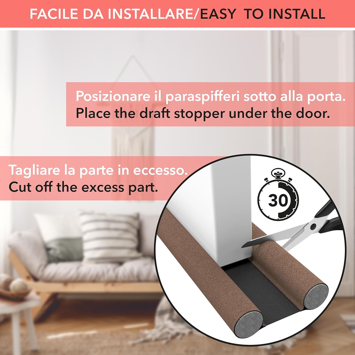 Paraspifferi Premium per Porte Blindate 4,5-12cm - immagine 5