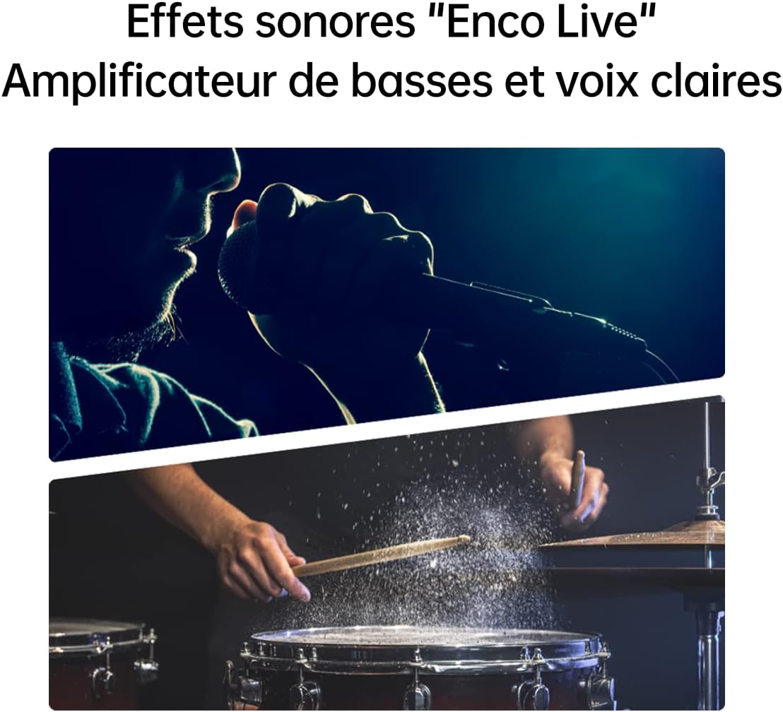 Oppo Enco Air2 Pro - Cuffie Wireless ANC, Bianco - immagine 4