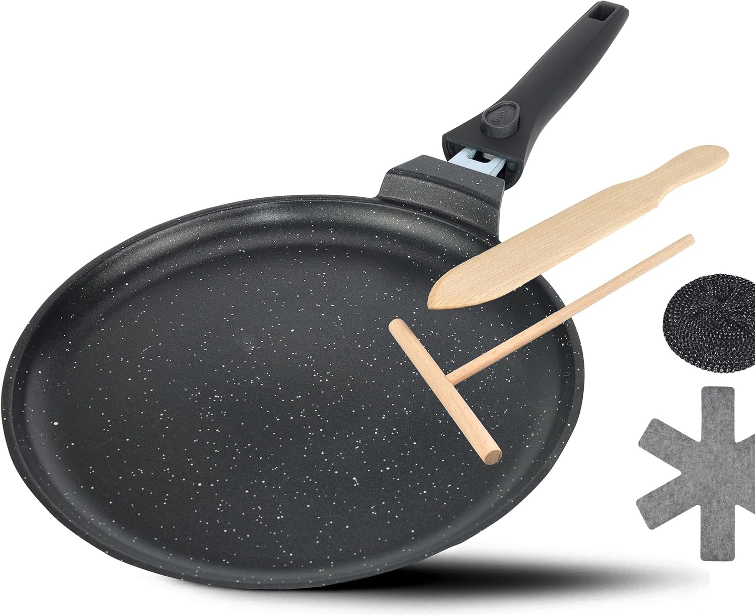 Divory Padella per Crêpes a Induzione 28 cm - immagine 1