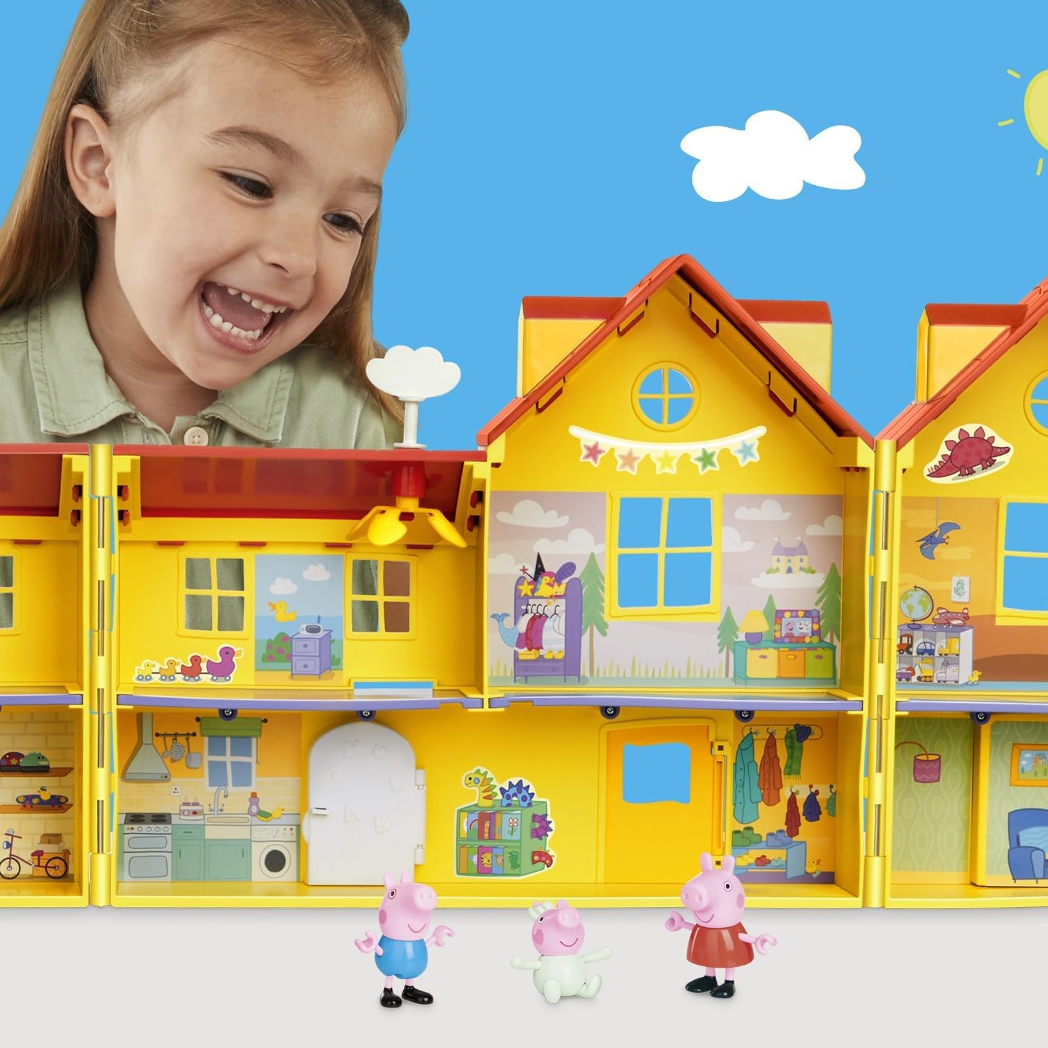 Peppa Pig - Set da Gioco La Grande Casa di Peppa - immagine 9