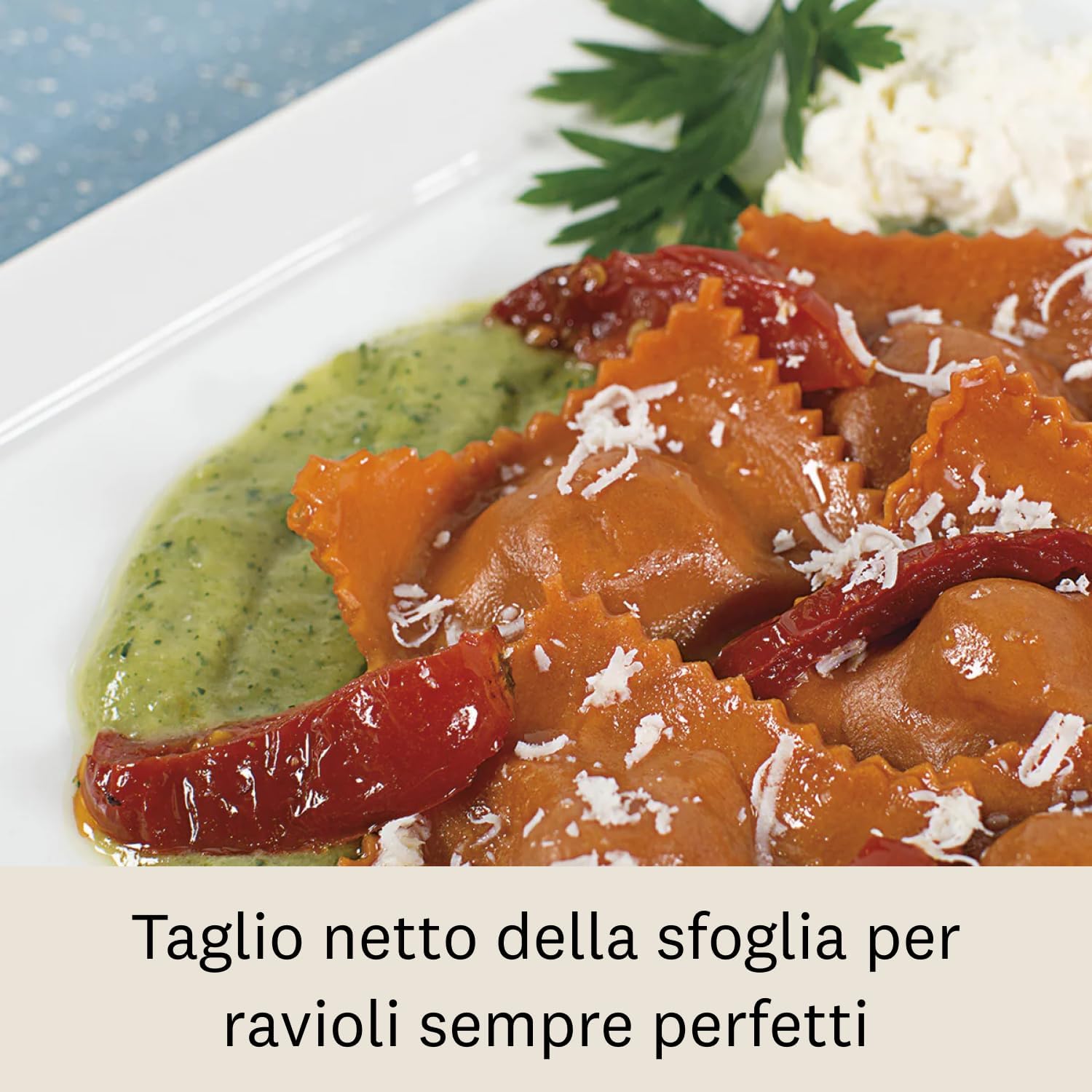 Marcato Stampo per Ravioli Quadrati 50mm, Argento - immagine 6