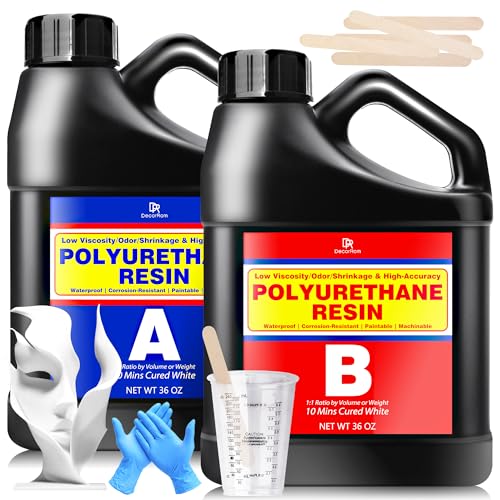 Resina Poliuretanica 2000g, Bianca, Indurimento Rapido