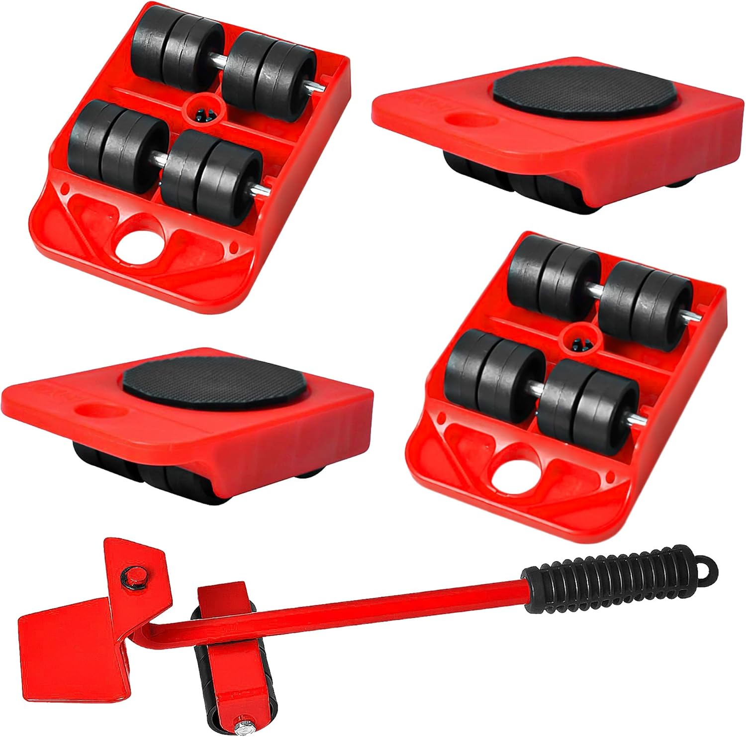 5 Pezzi Ruote per Mobili Pesanti 150g - immagine 1