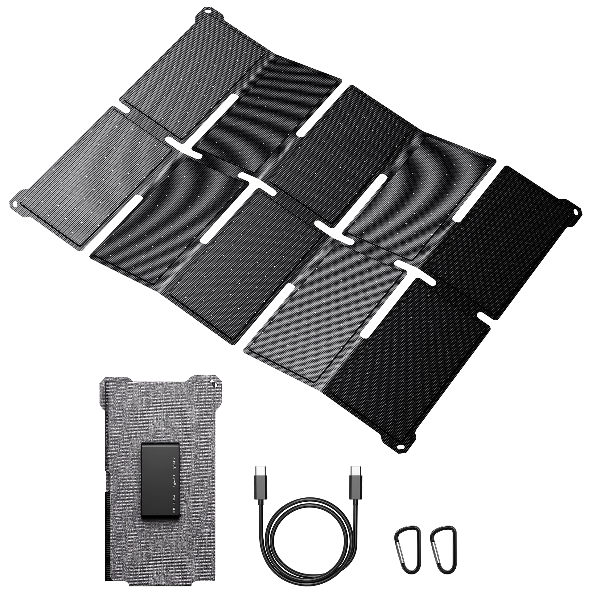 Bigblue Caricabatterie Solare Portatile 35W, 0,7 kg