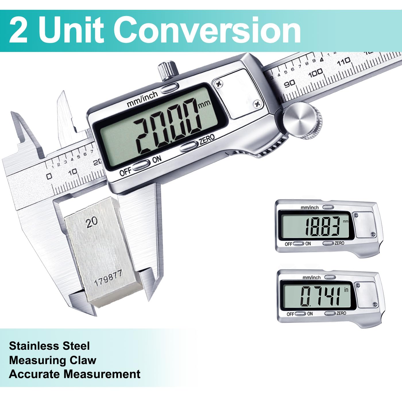 Kynup Calibro Digitale Professionale 150mm / 6" - immagine 2