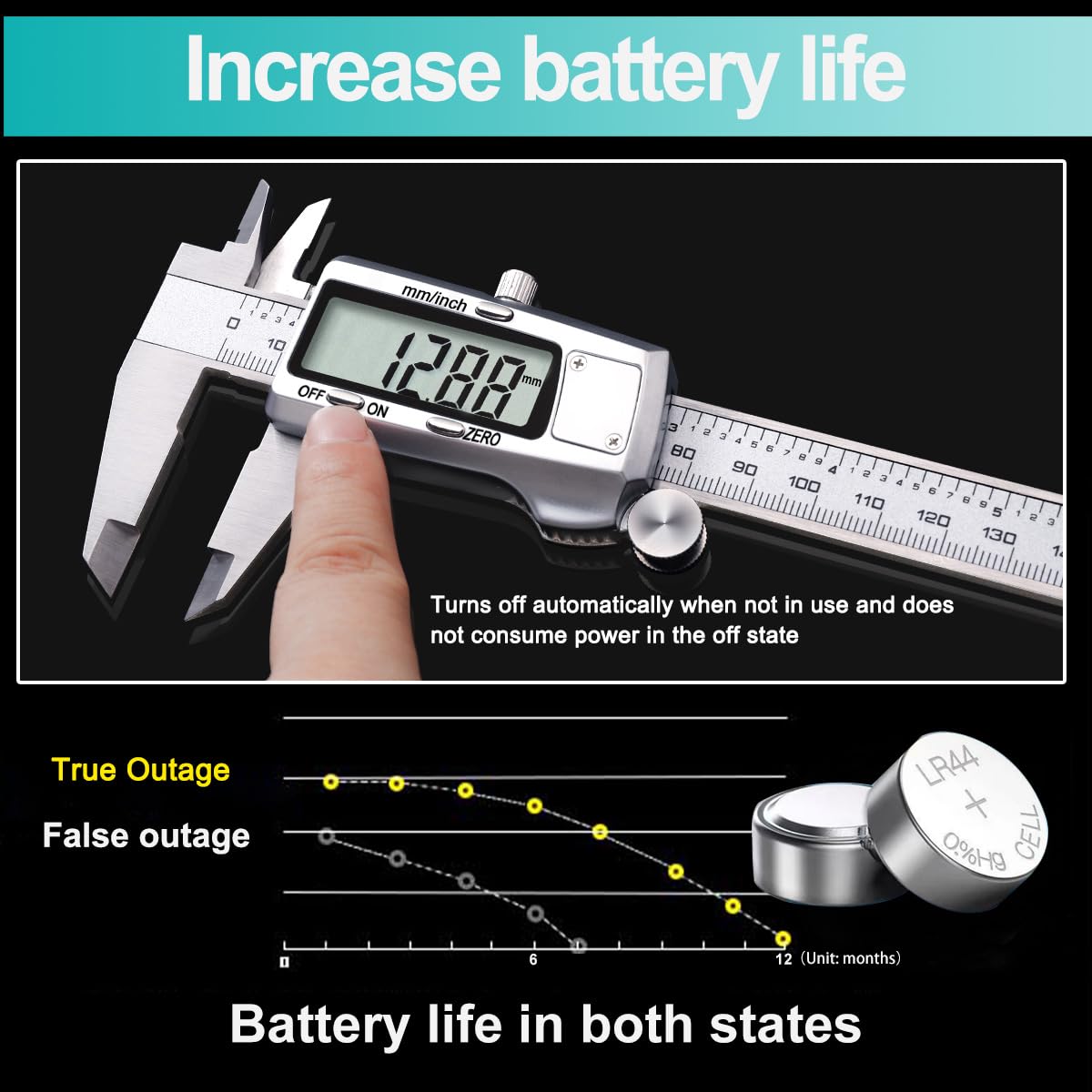 Kynup Calibro Digitale Professionale 150mm / 6" - immagine 4