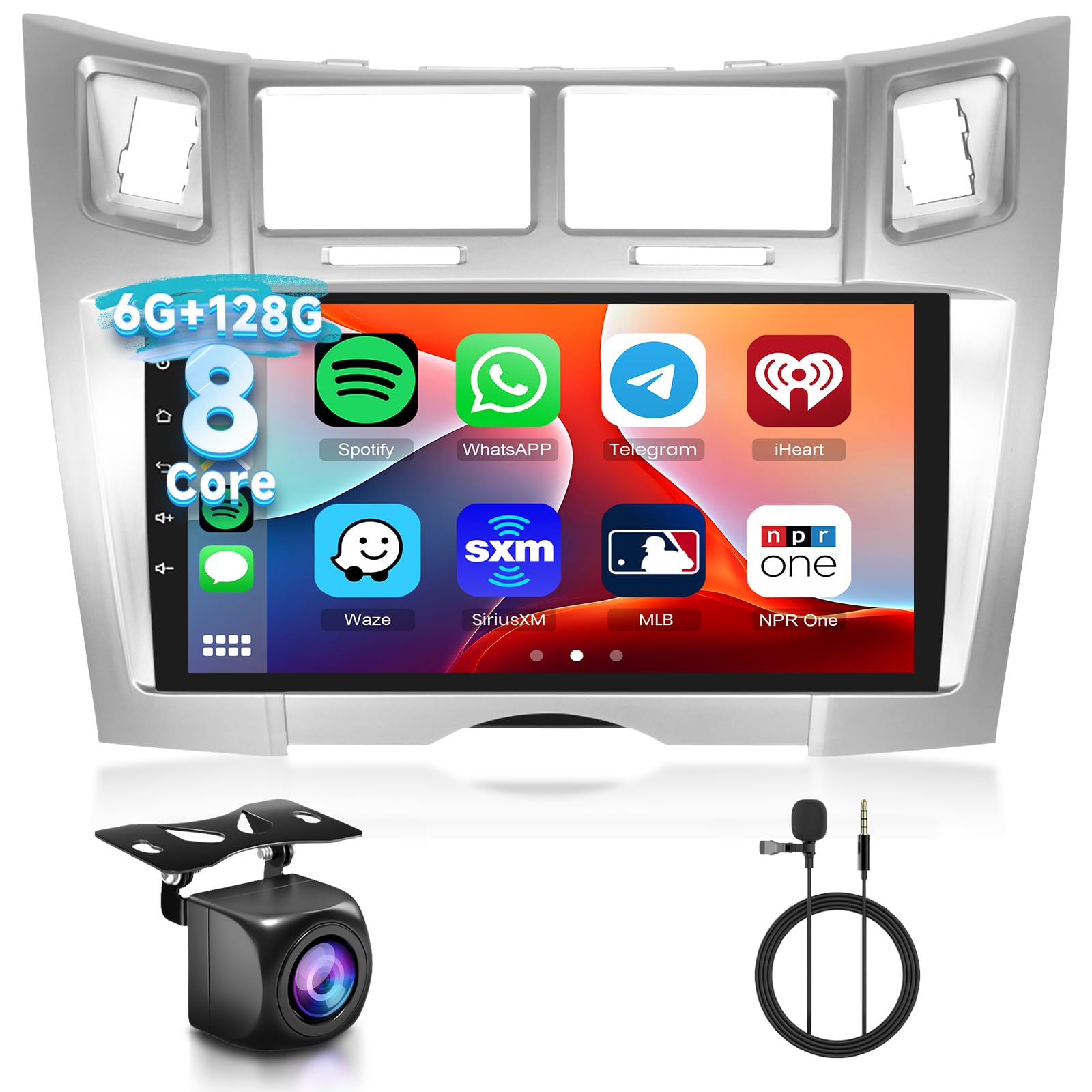 Hodozzy Autoradio 9" per Toyota Yaris/Vizi 2005-2011