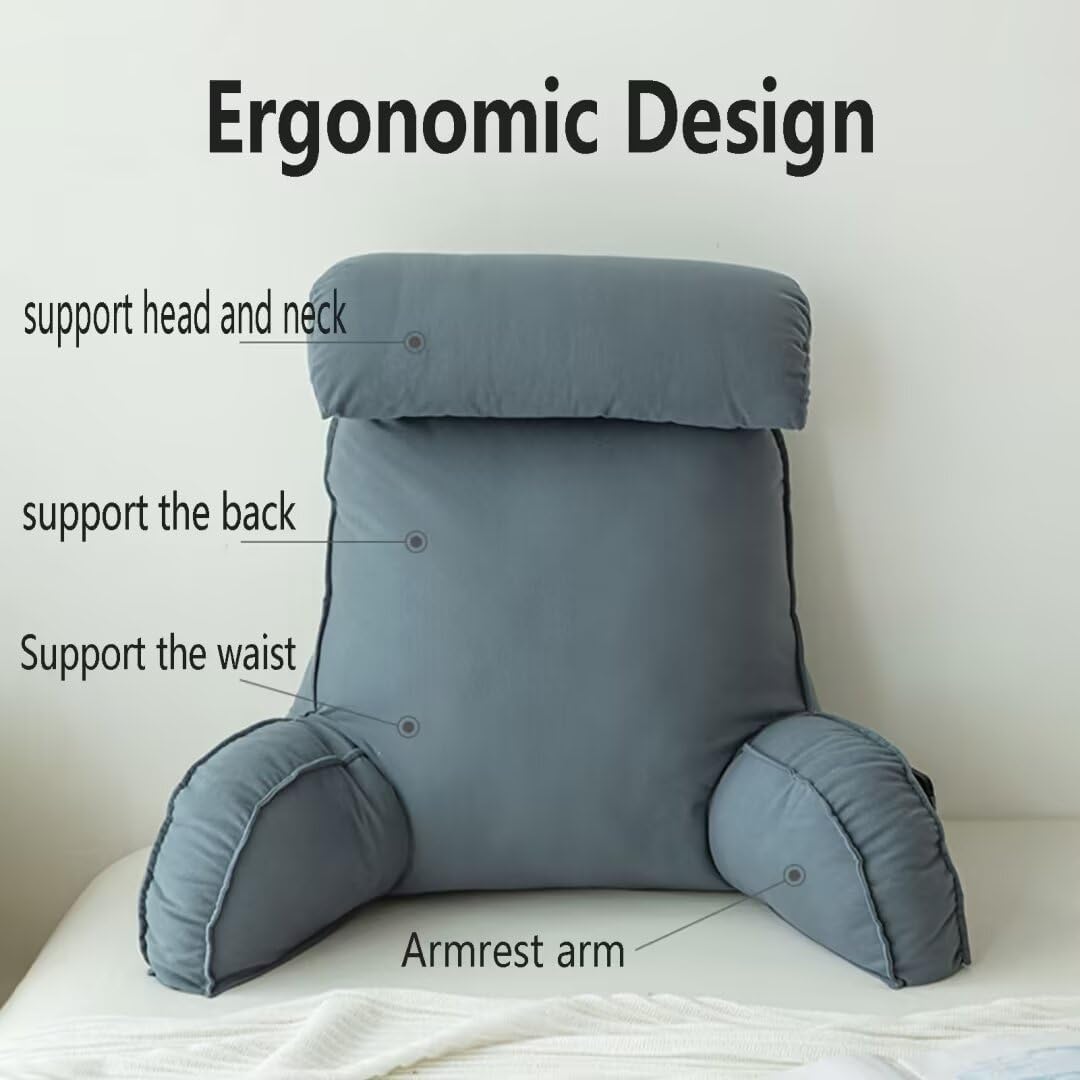 Cuscino da Lettura con Braccioli e Cuscino Collo - immagine 3
