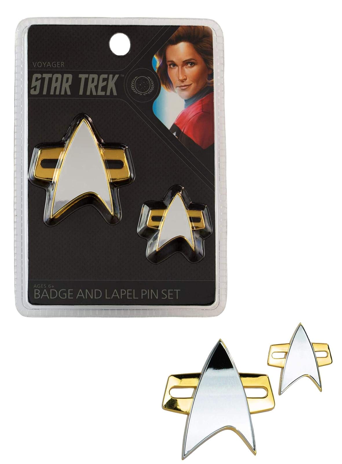 Quantum Mechanix Star Trek: Voyager Enterprise Badge